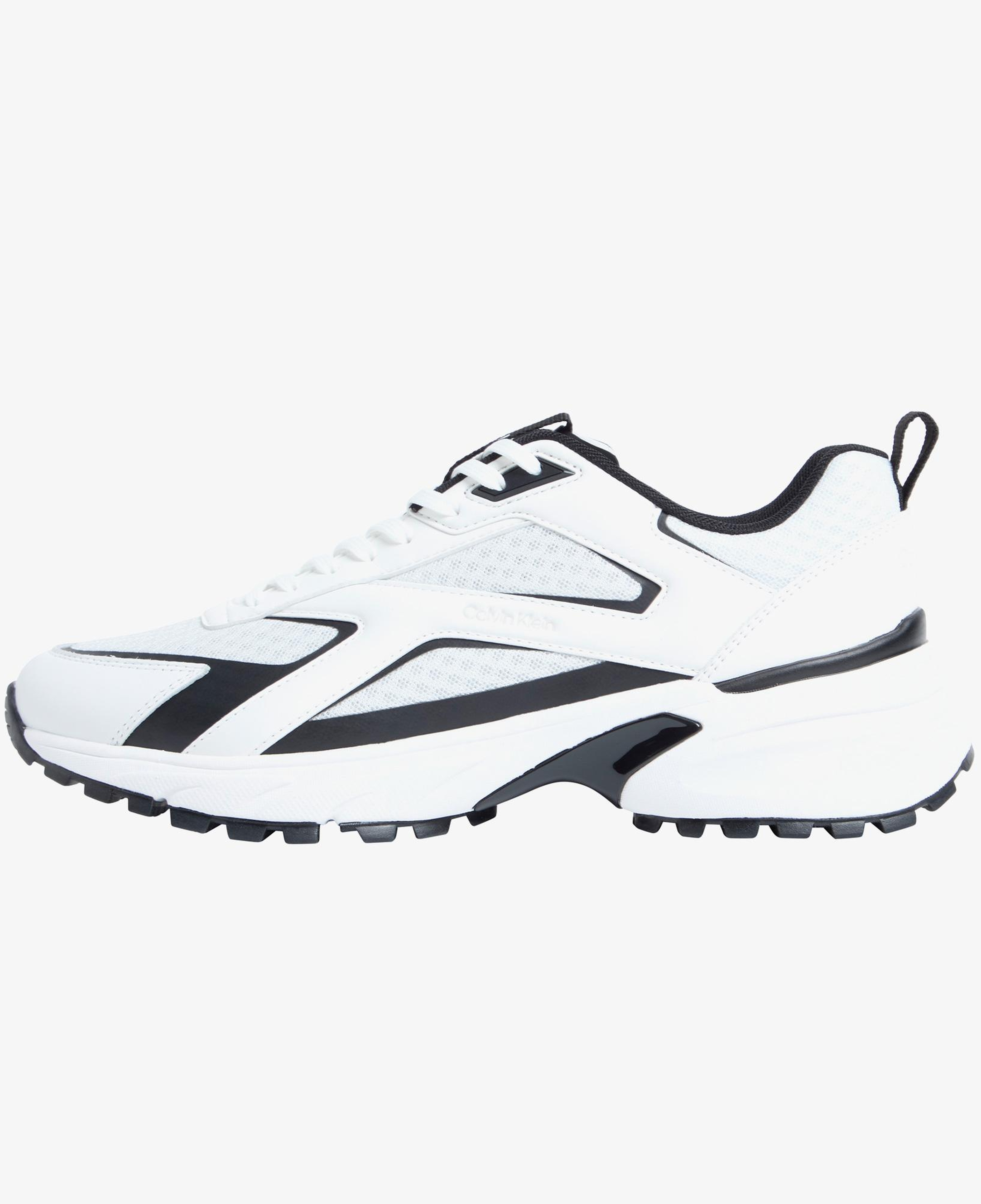 Calvin Klein Hike Runner Laceup Strip Erkek Beyaz Sneaker
