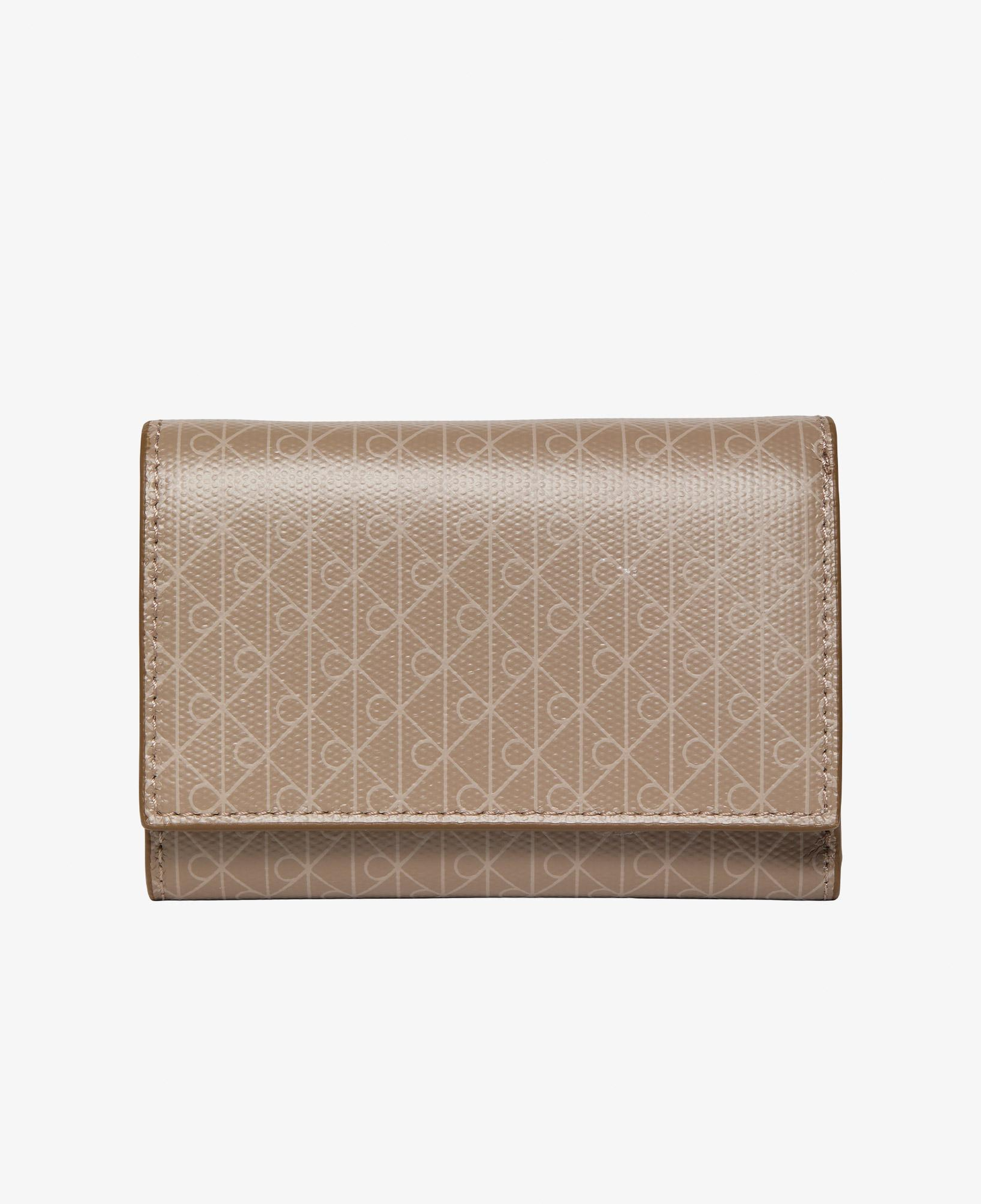 Calvin Klein Emblem Zip Pocket Kadın Haki Kartlık