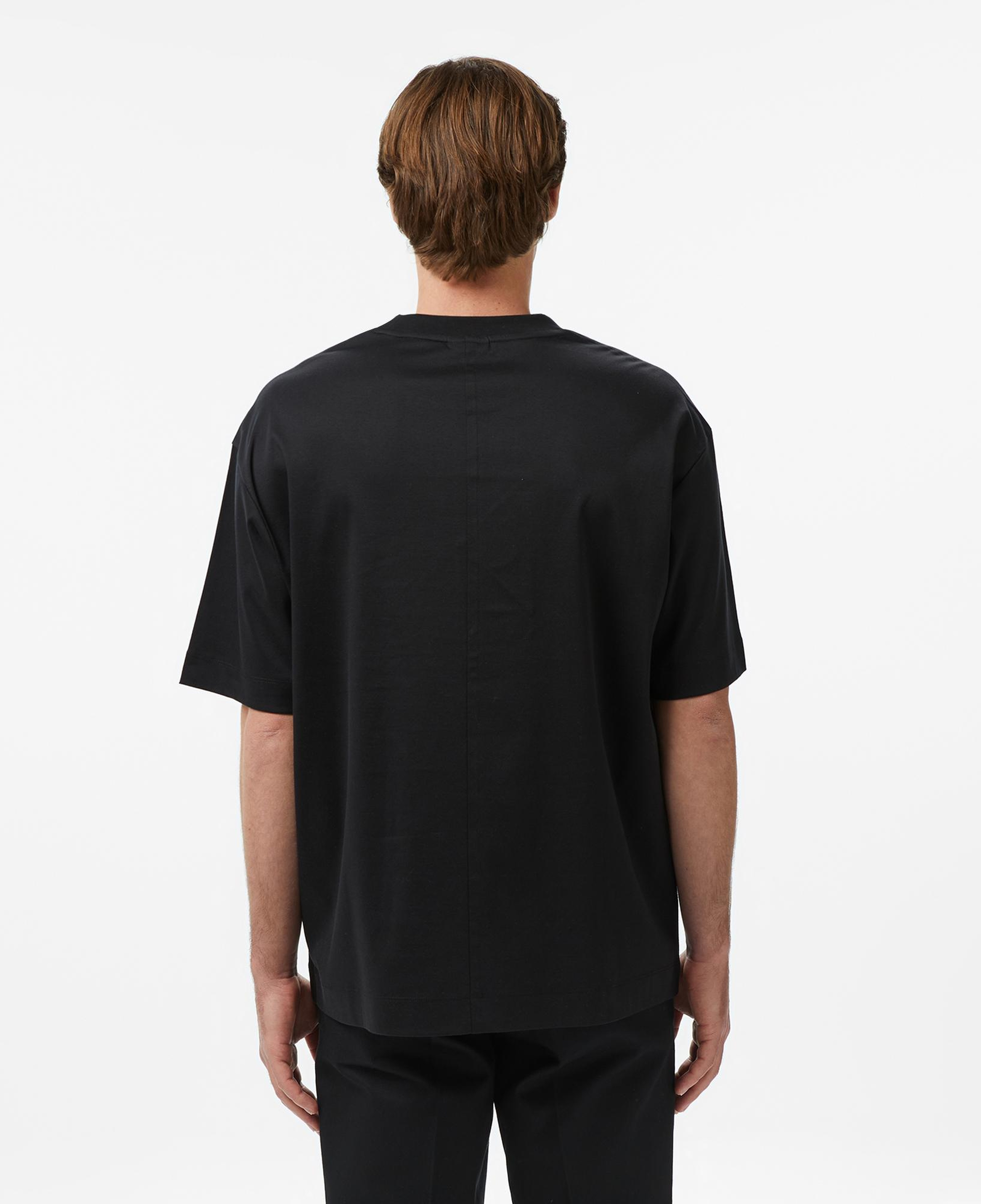 Calvin Klein Relaxed Premium Interlock Emblem Erkek Siyah T-Shirt