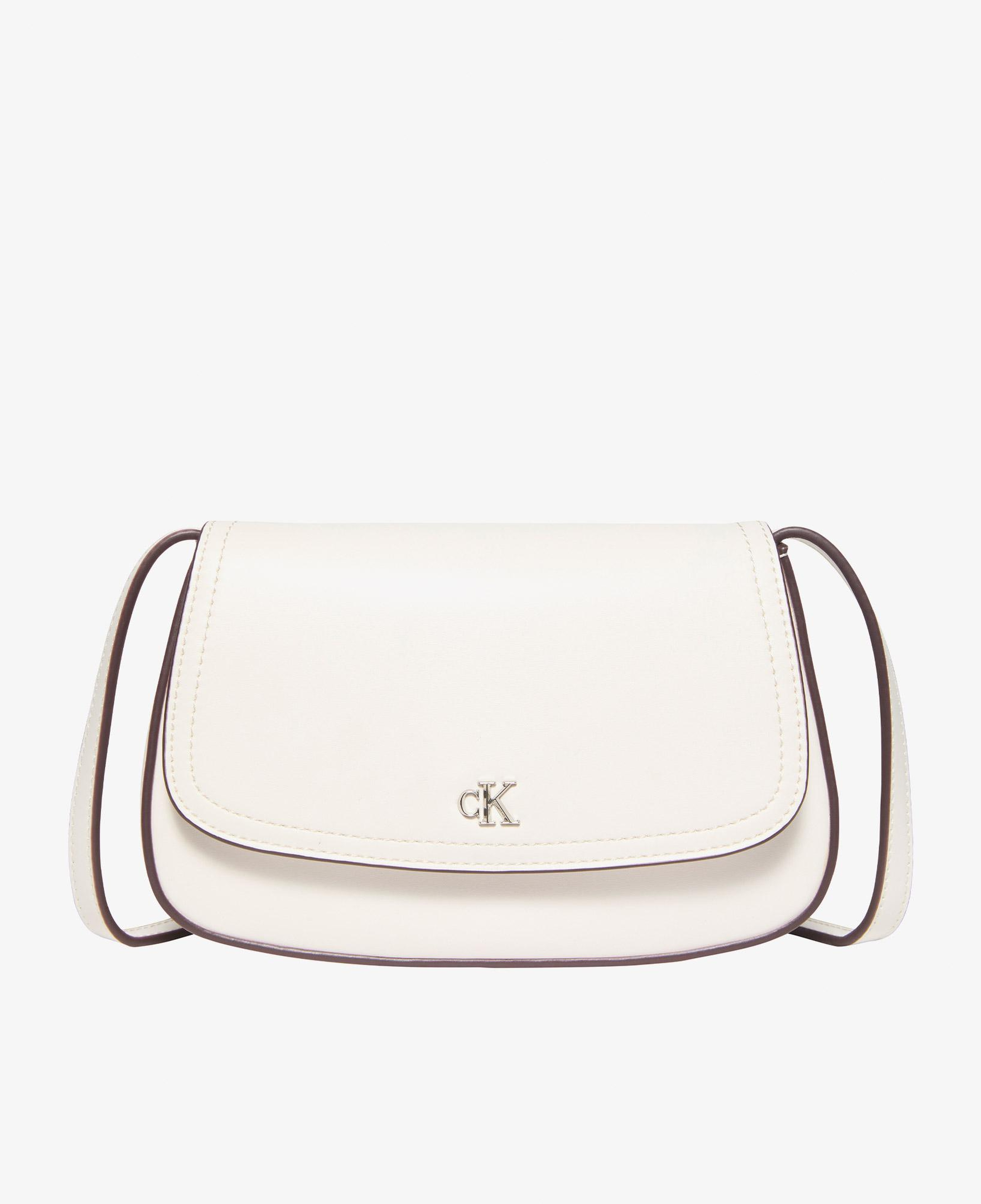 Calvin Klein Flap Camera Kadın Beyaz Çapraz Çanta