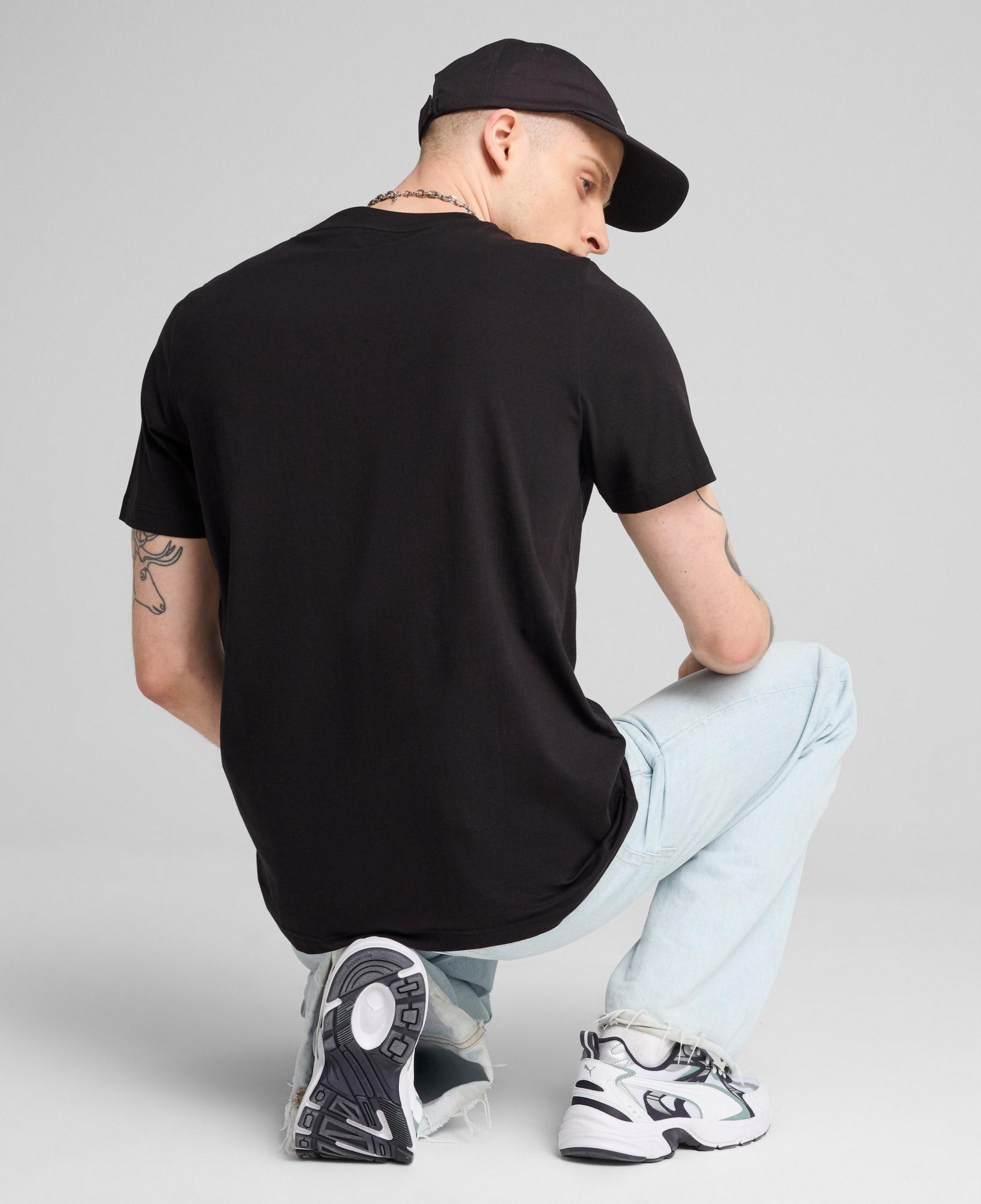 Puma Graphics Icon Erkek Siyah T-Shirt