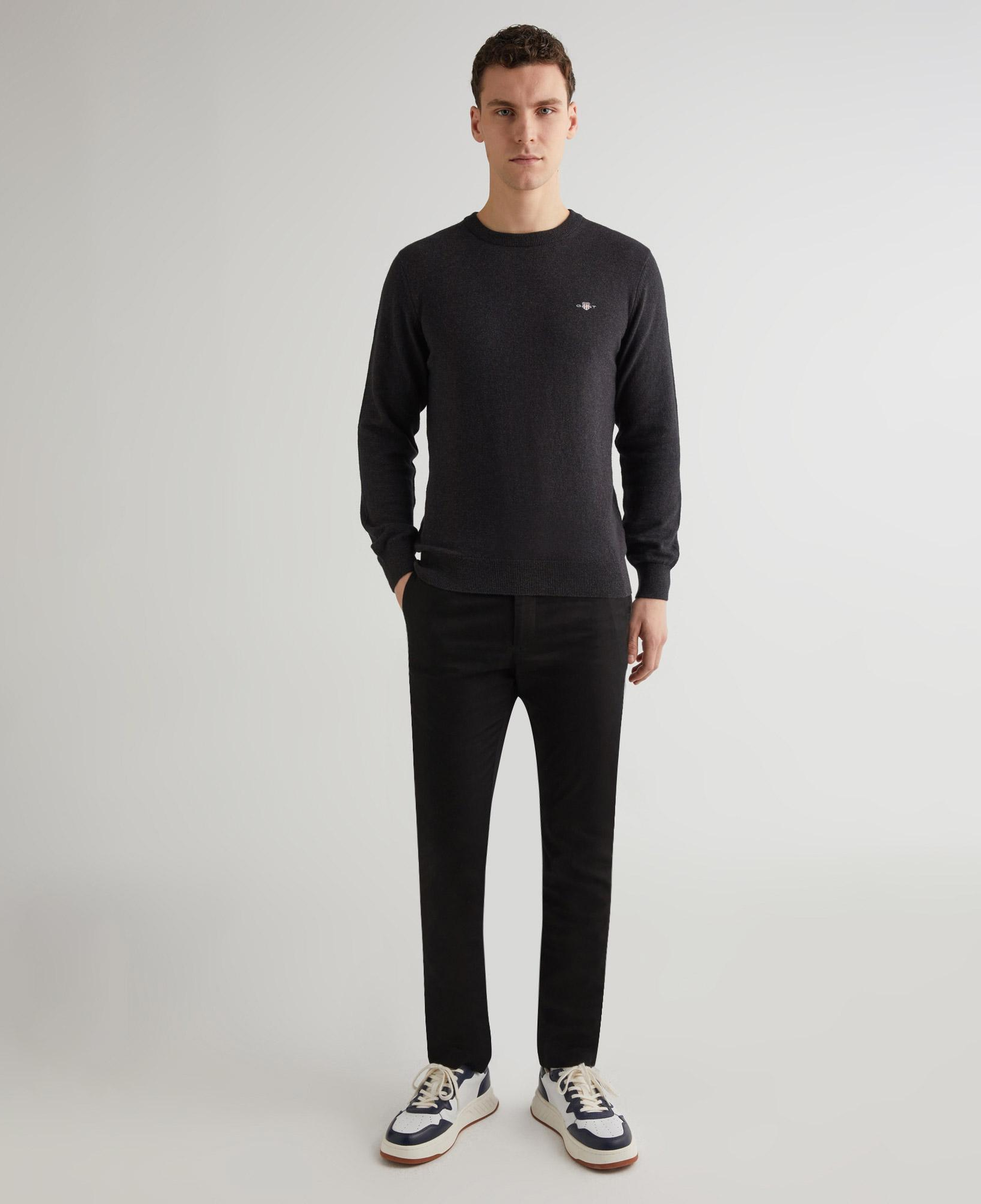 Gant Erkek Siyah Slim Fit Pantolon