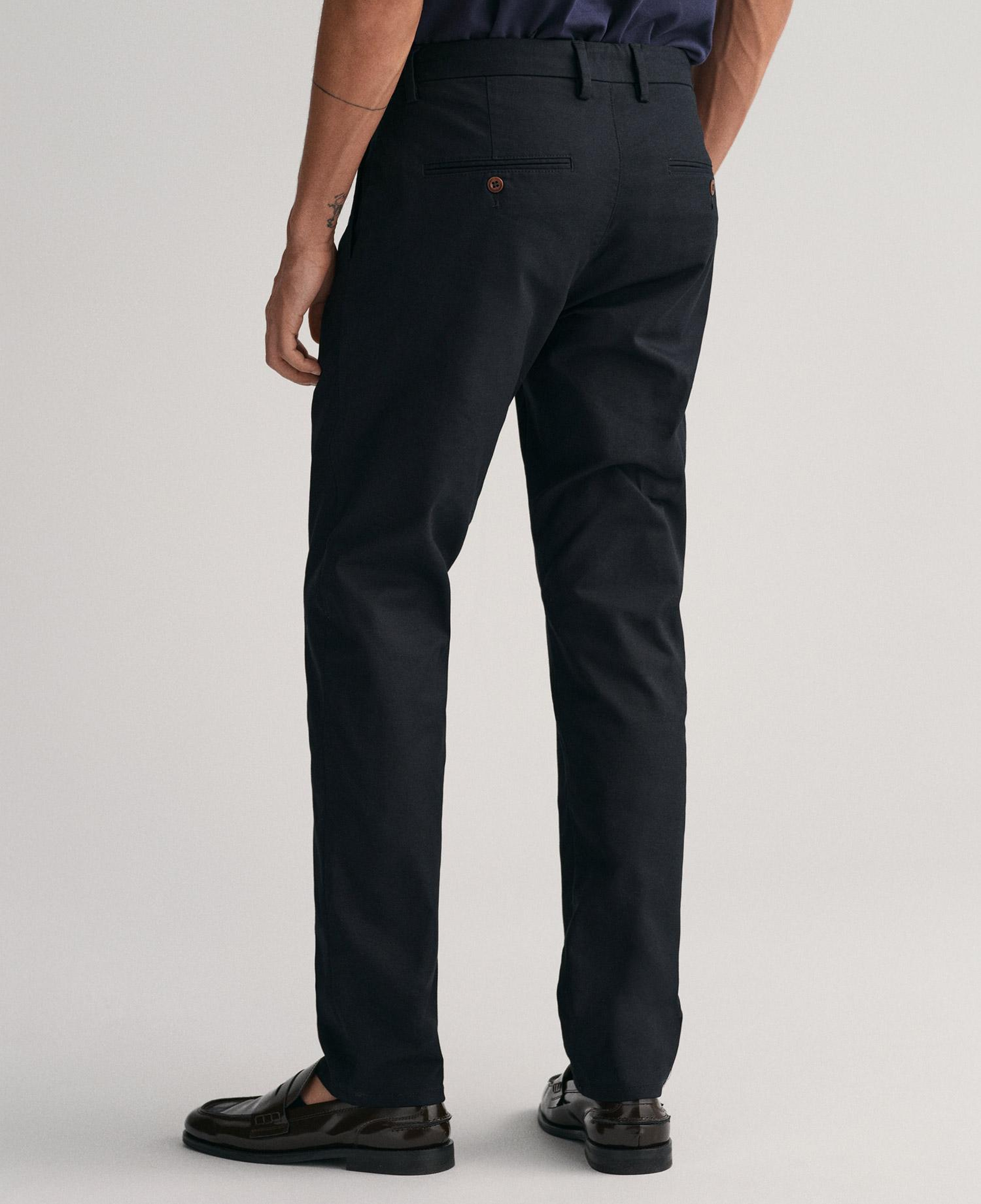 Gant Erkek Siyah Slim Fit Chino Pantolon