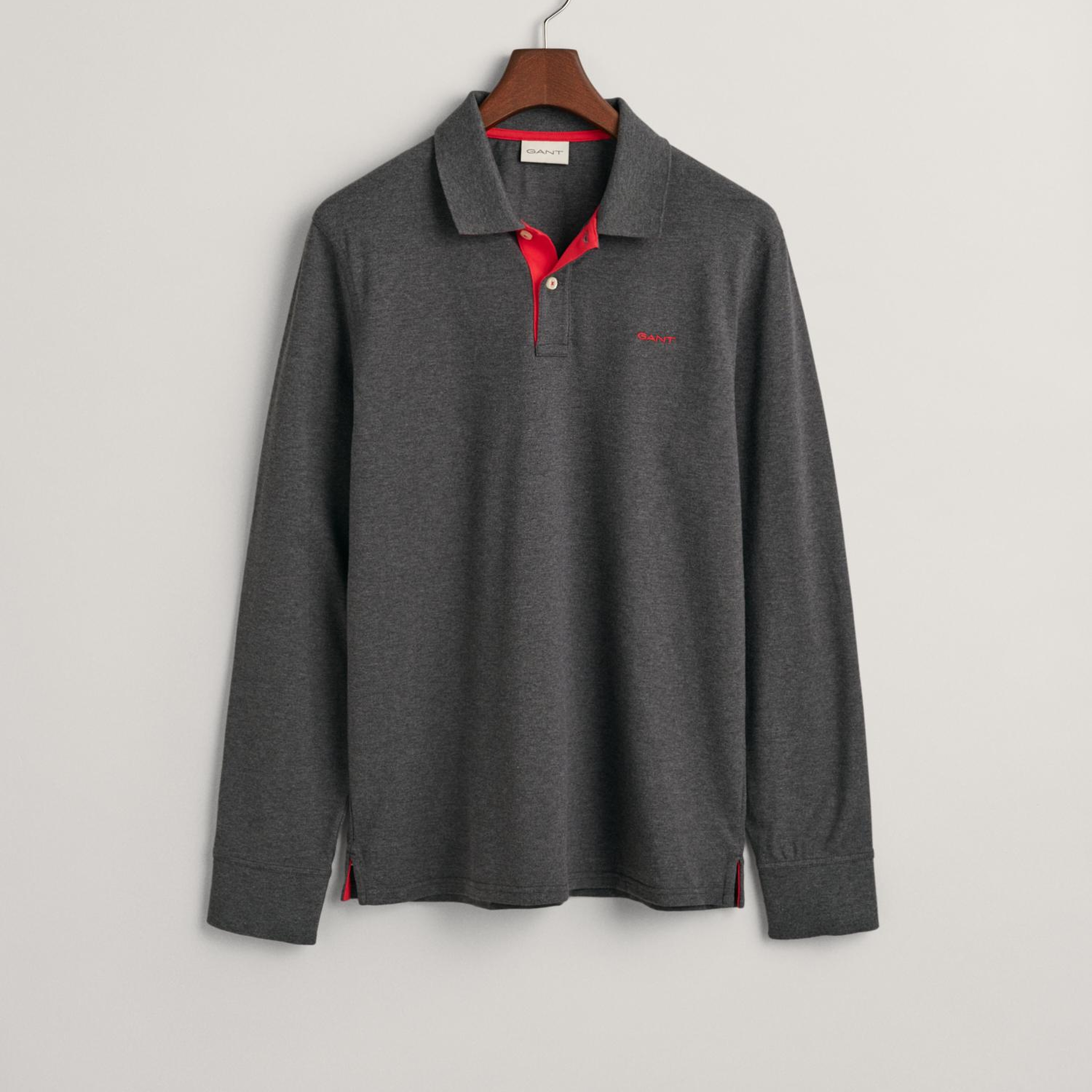 Gant Erkek Gri Regular Fit Polo