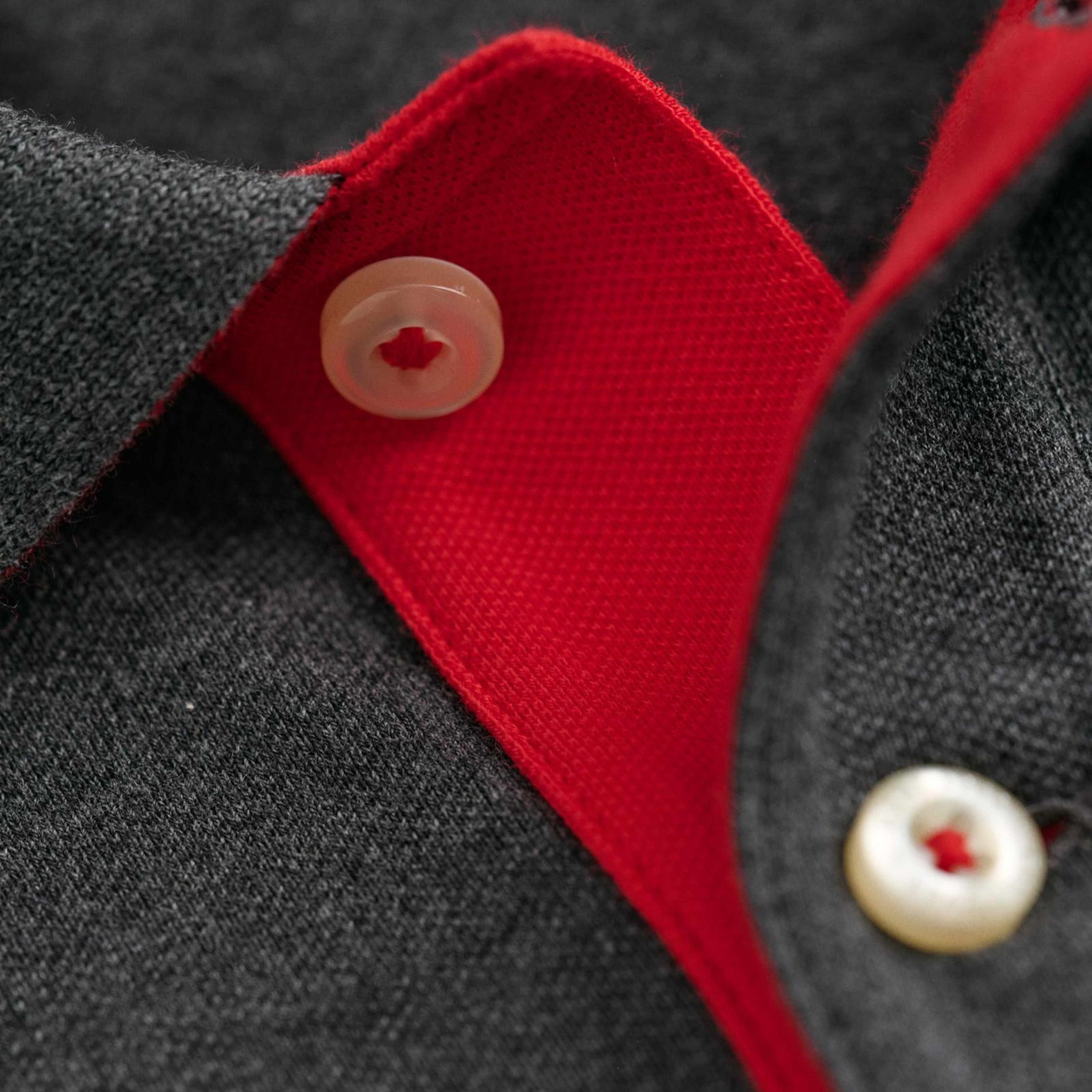 Gant Erkek Gri Regular Fit Polo
