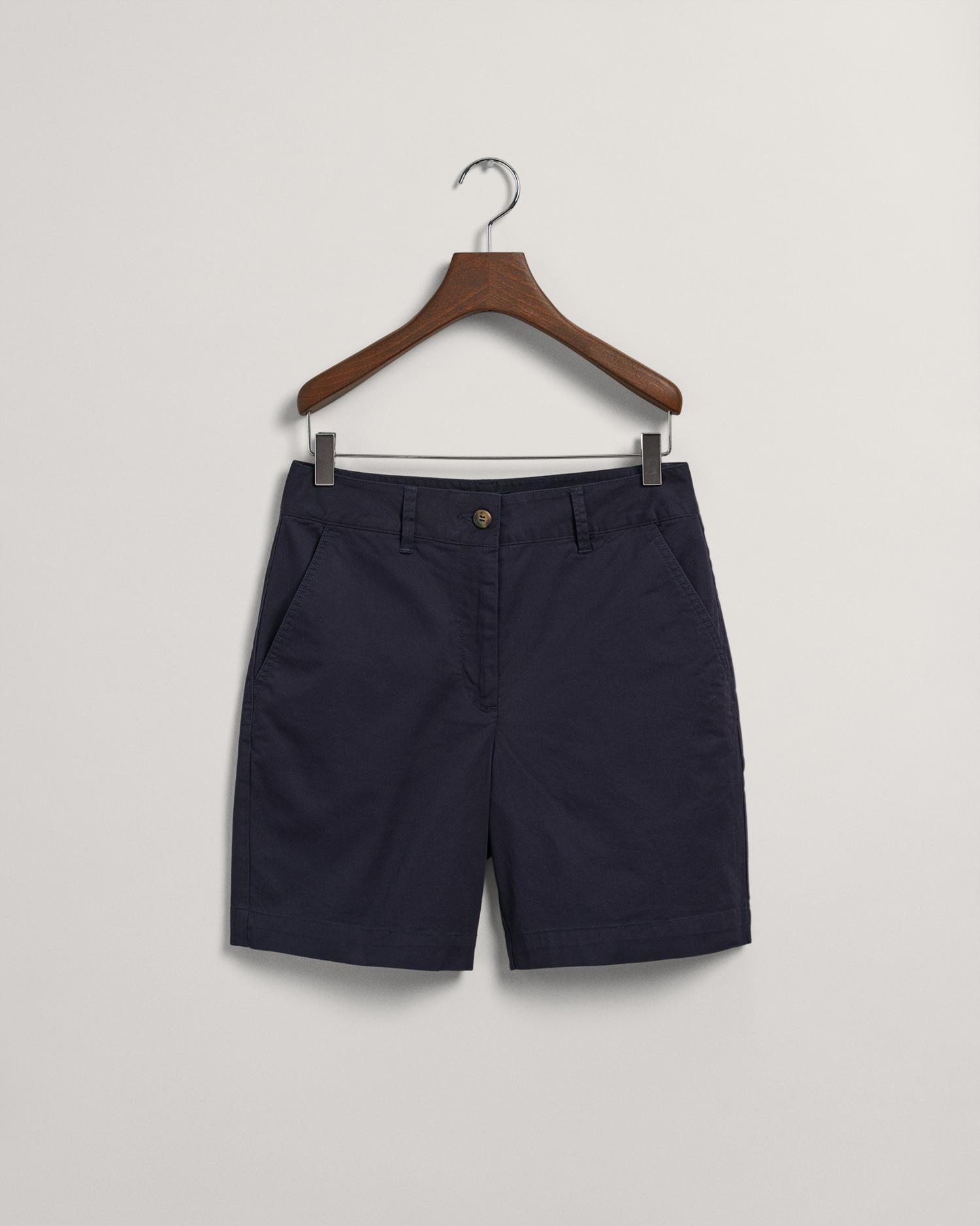 GANT Kadın Lacivert Slim Fit Şort