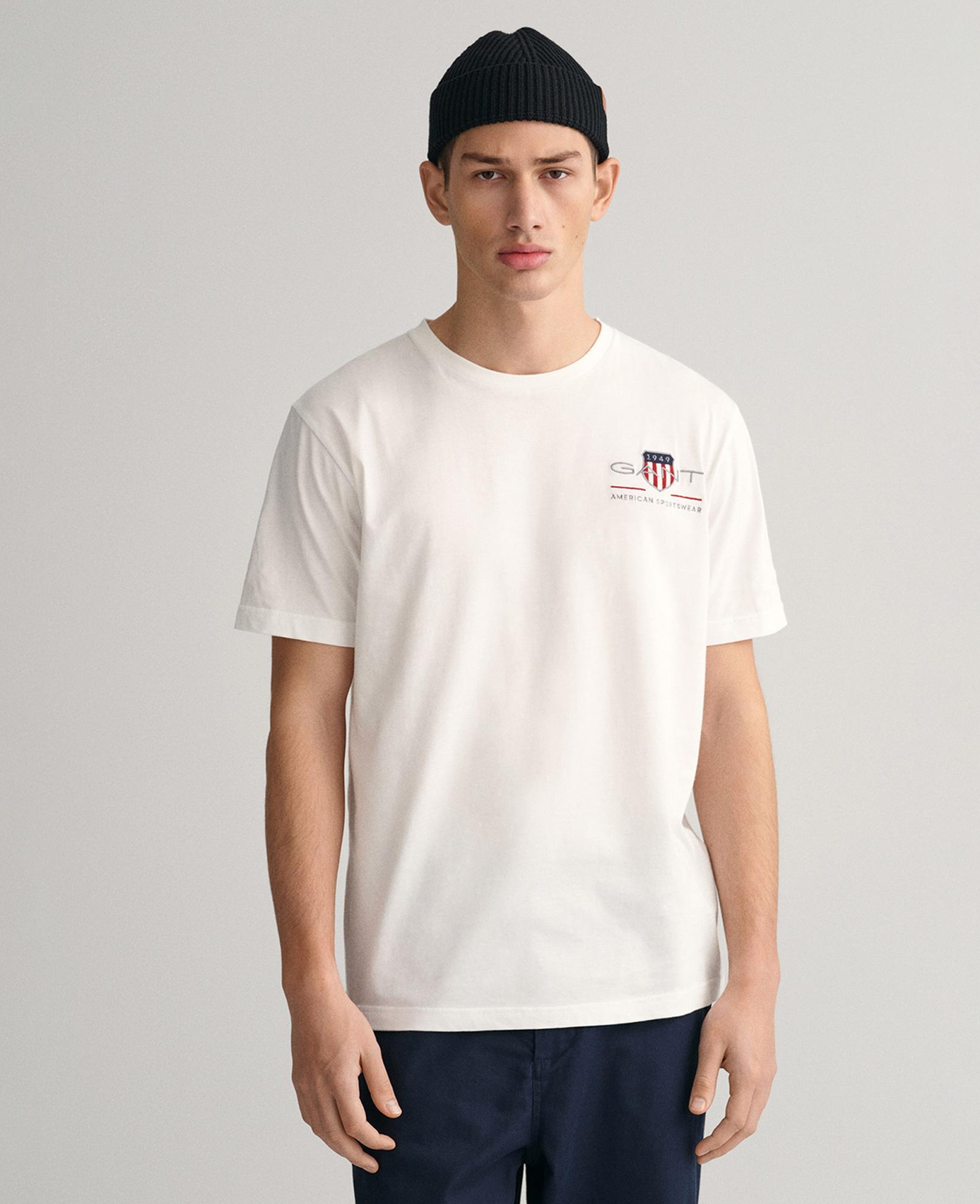 Gant Erkek Beyaz T-Shirt