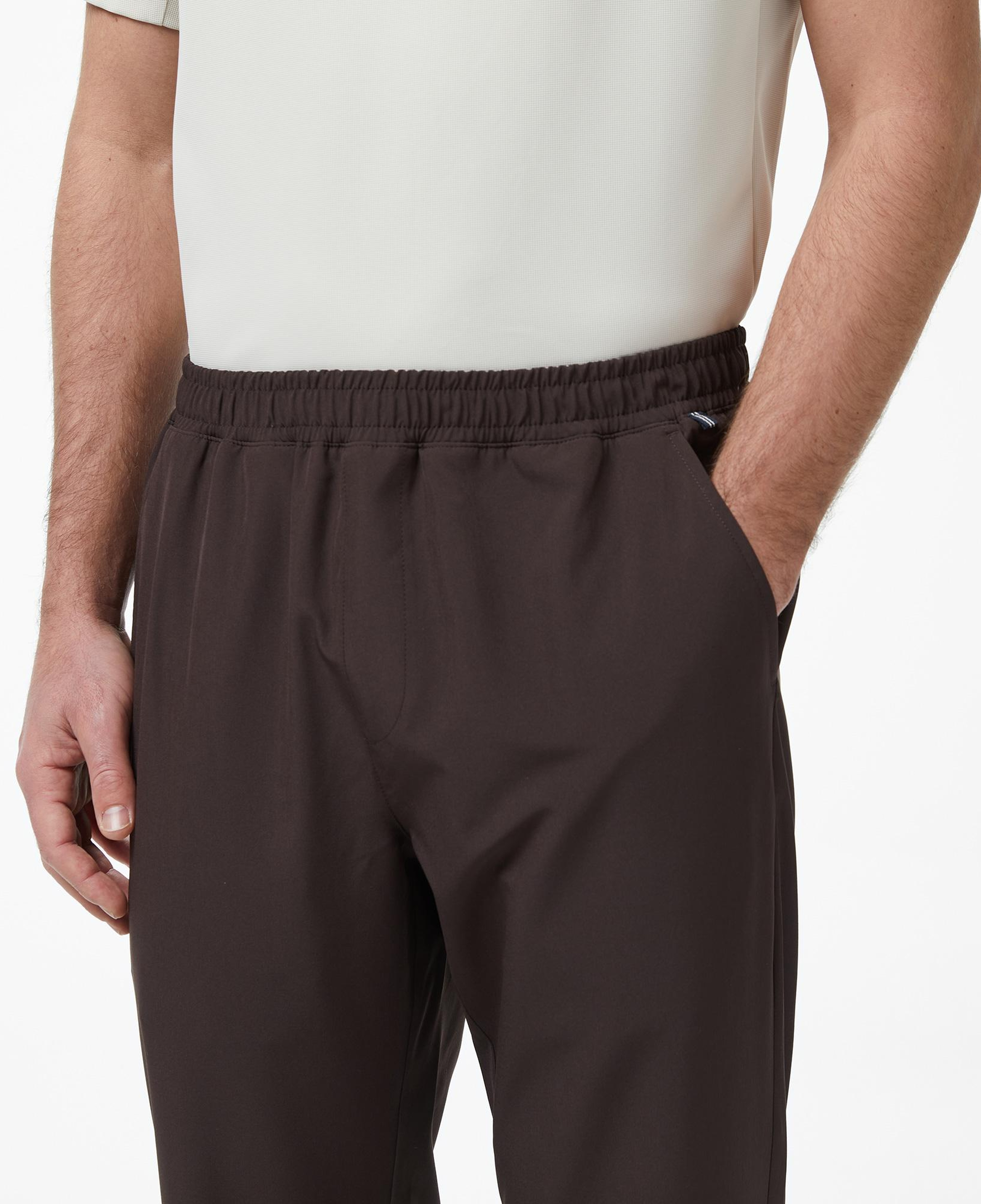 Nautica Erkek Kahverengi Slim Fit Teknik Pantolon