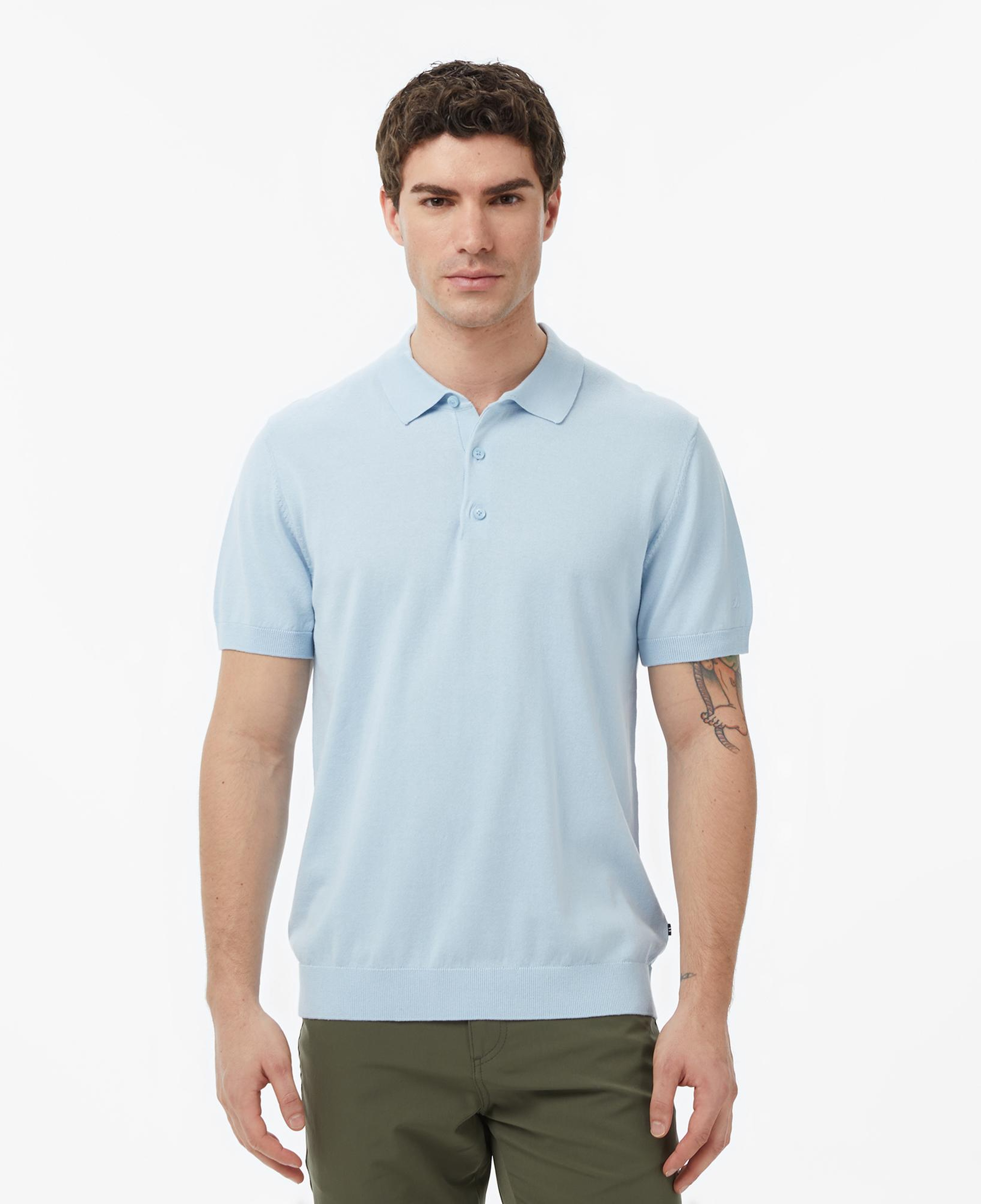 Nautica Erkek Mavi Regular Fit Kısa Kollu Triko