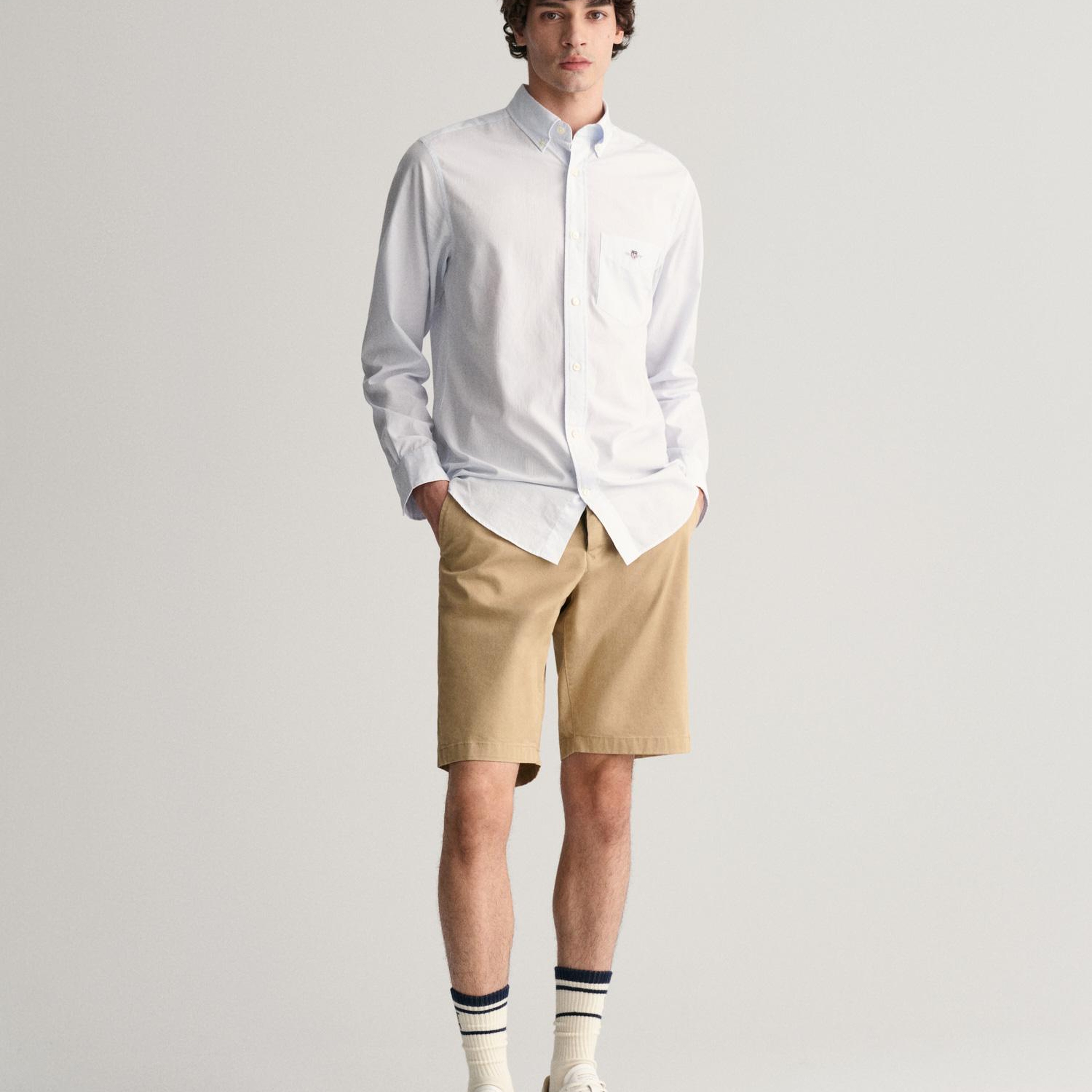 Gant Erkek Bej Relaxed Fit Chino Şort