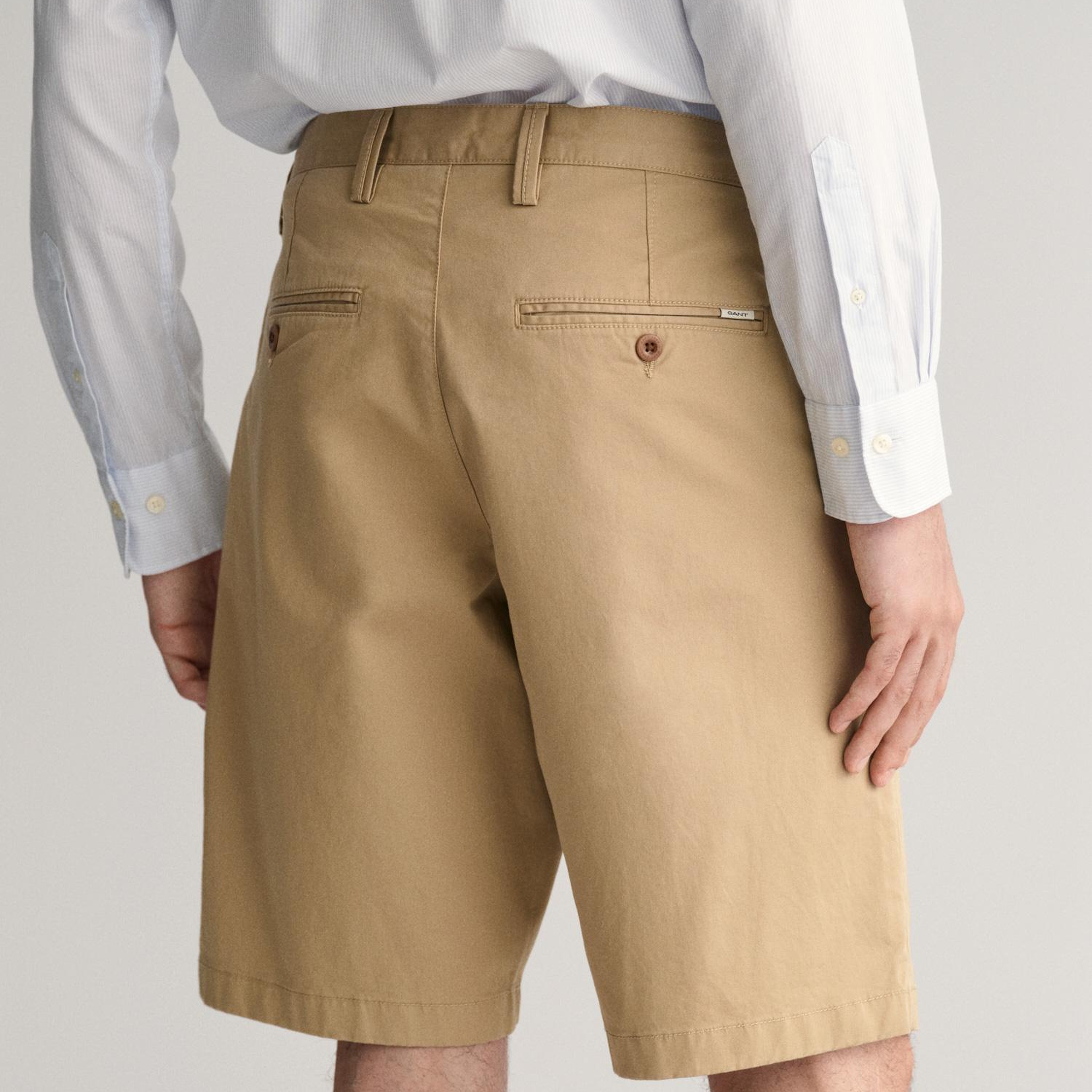Gant Erkek Bej Relaxed Fit Chino Şort