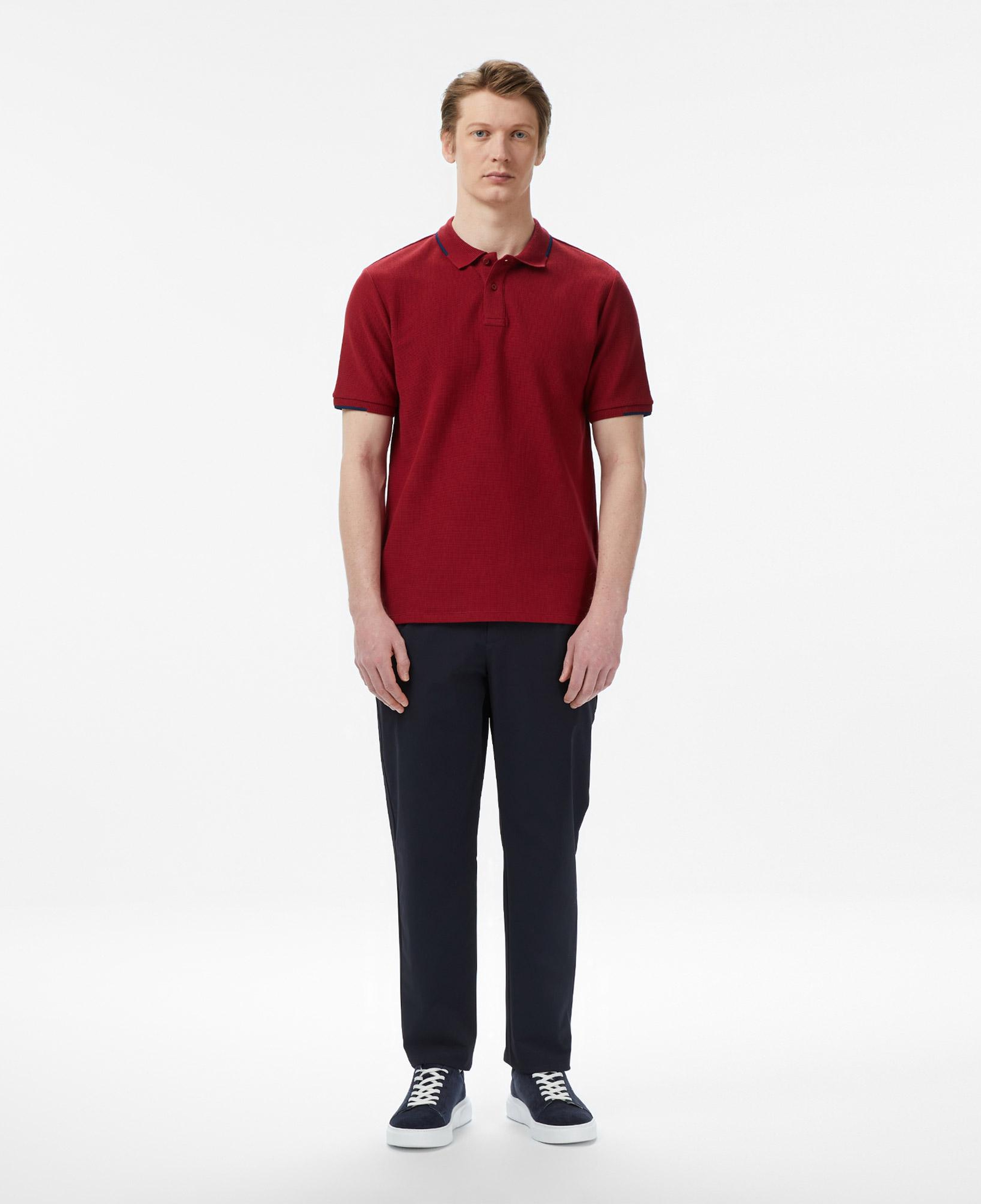 Nautica Erkek Bordo Regular Fit Polo Yaka T-Shirt