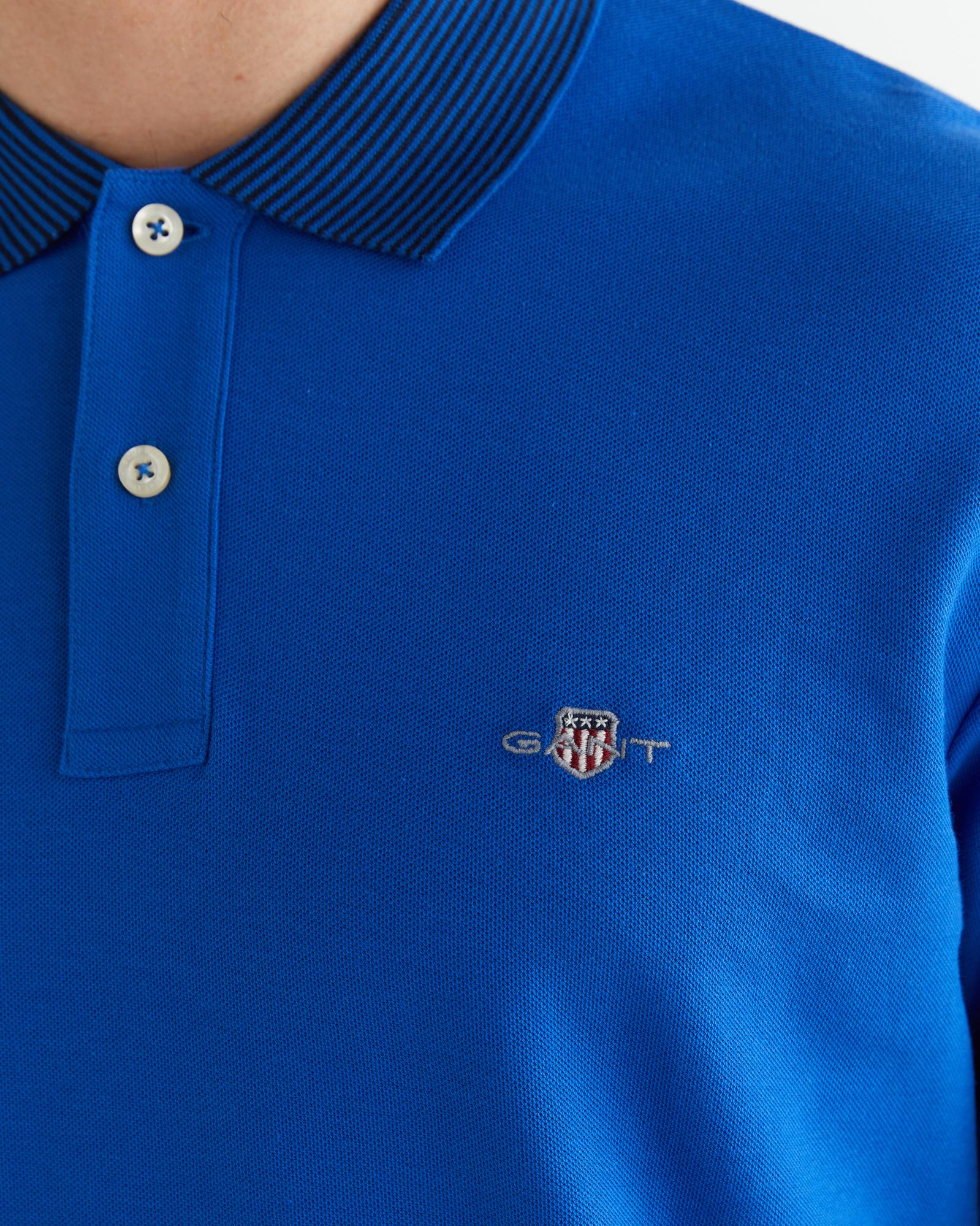 GANT Erkek Lacivert Regular Fit Polo