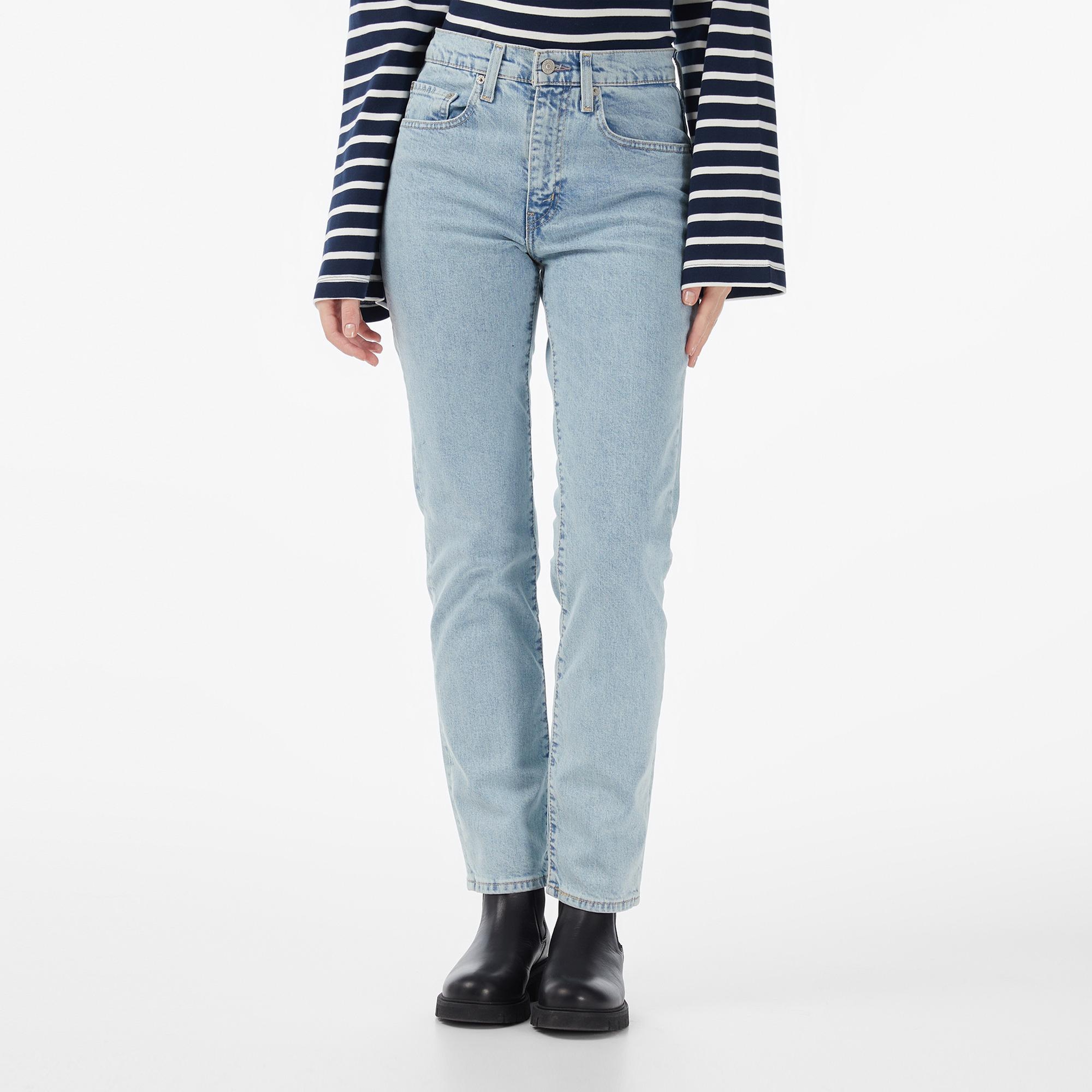 Levi's 724 High Rise Straight Kadın Mavi Jean