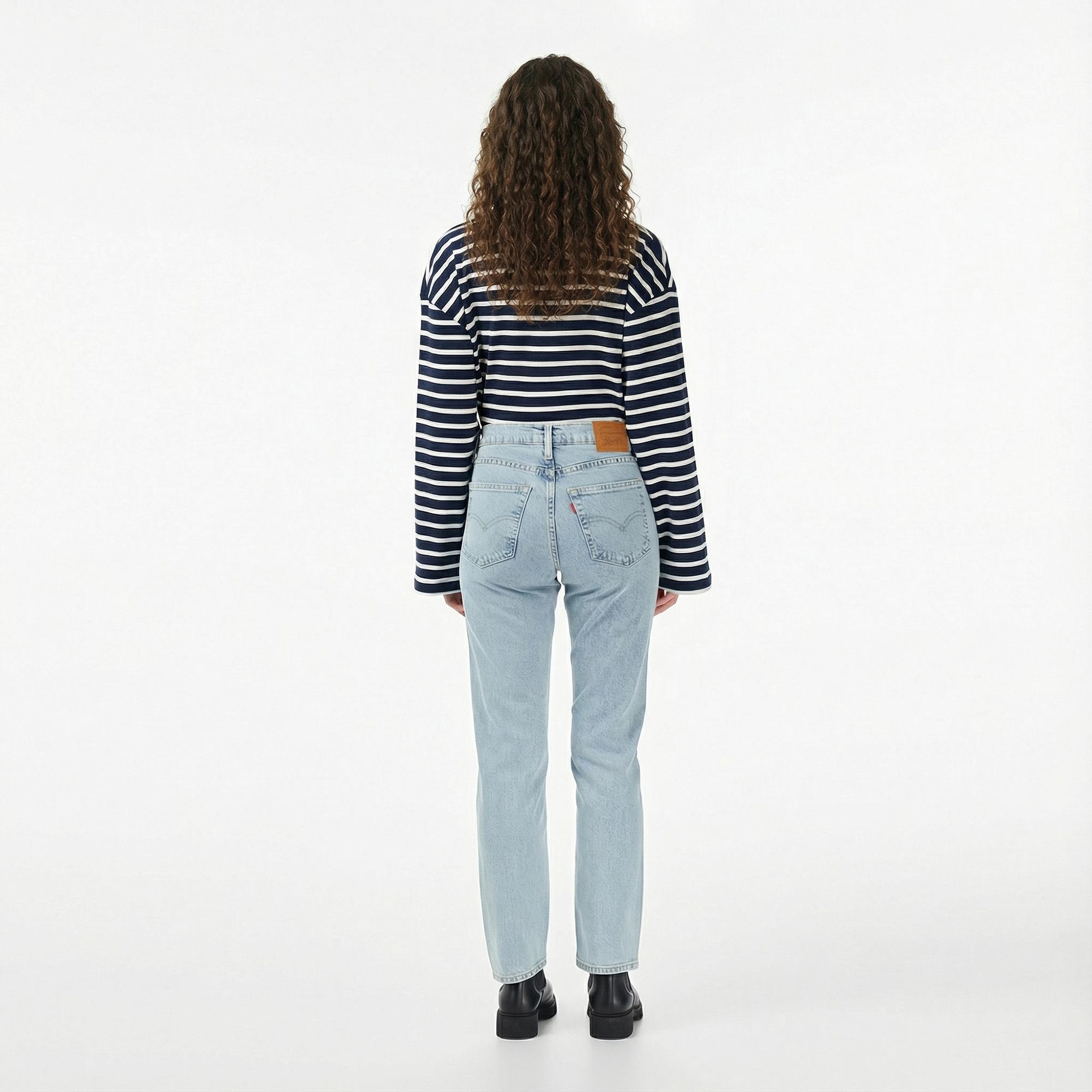 Levi's 724 High Rise Straight Kadın Mavi Jean