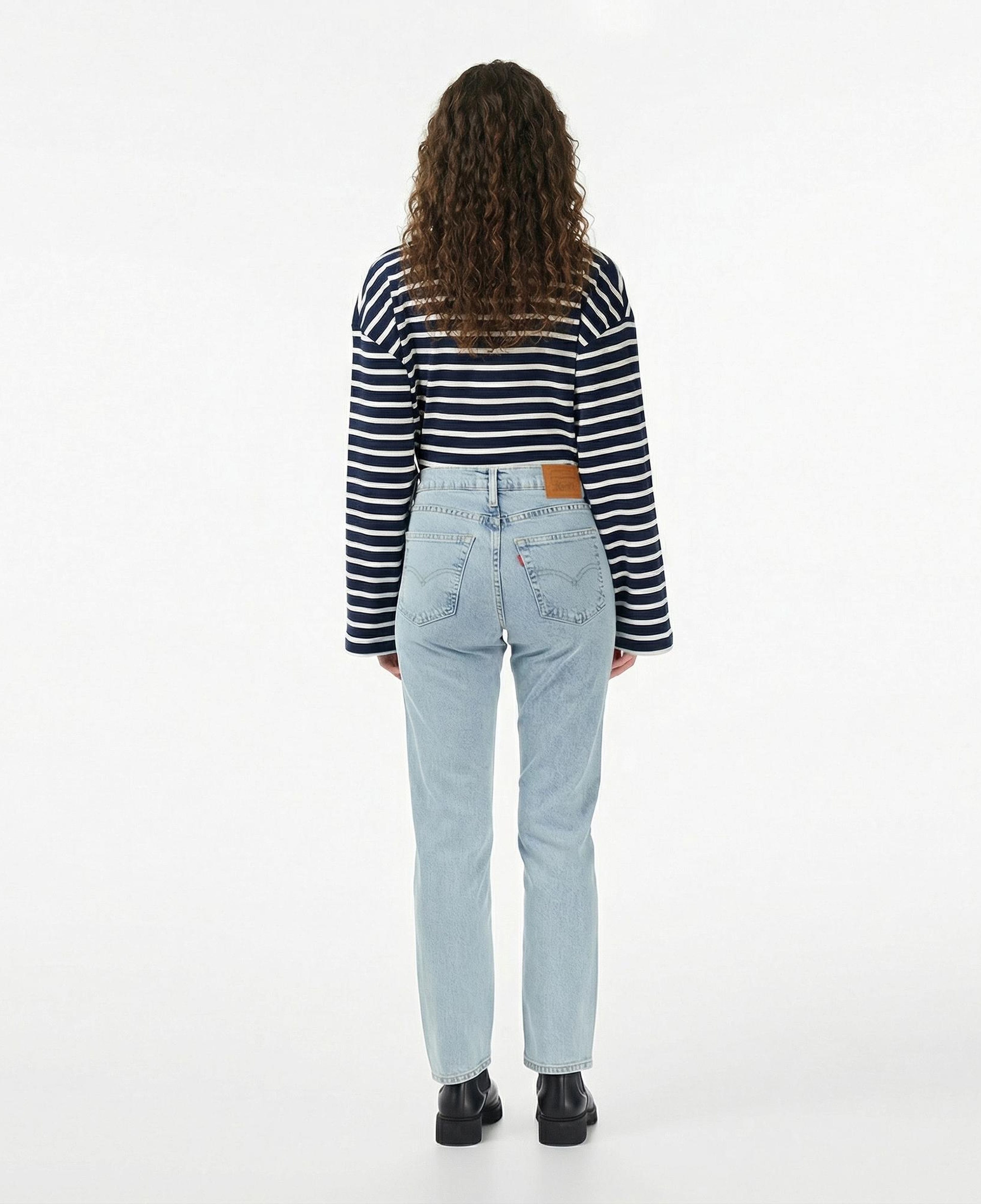 Levi's 724 High Rise Straight Kadın Mavi Jean