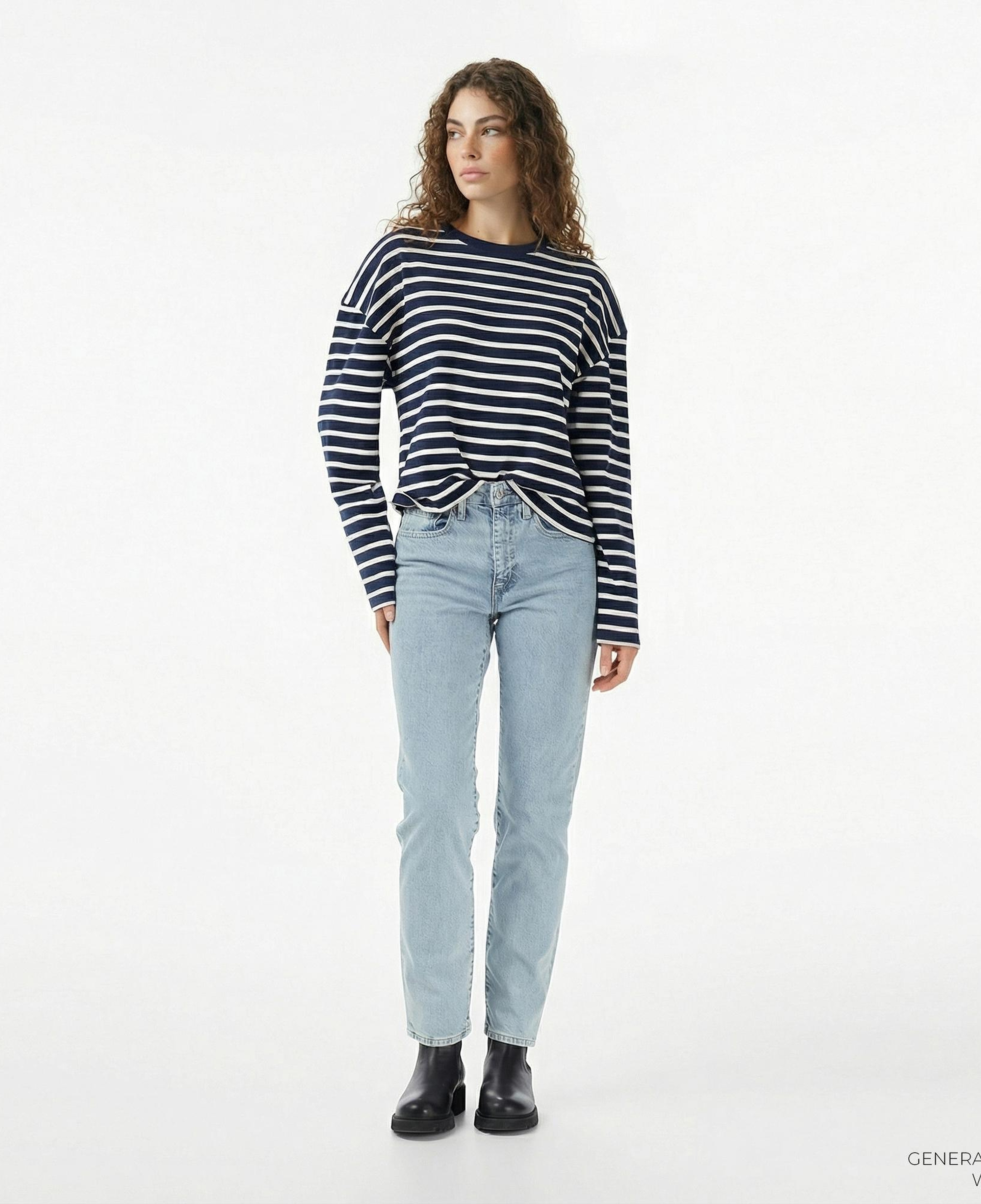 Levi's 724 High Rise Straight Kadın Mavi Jean