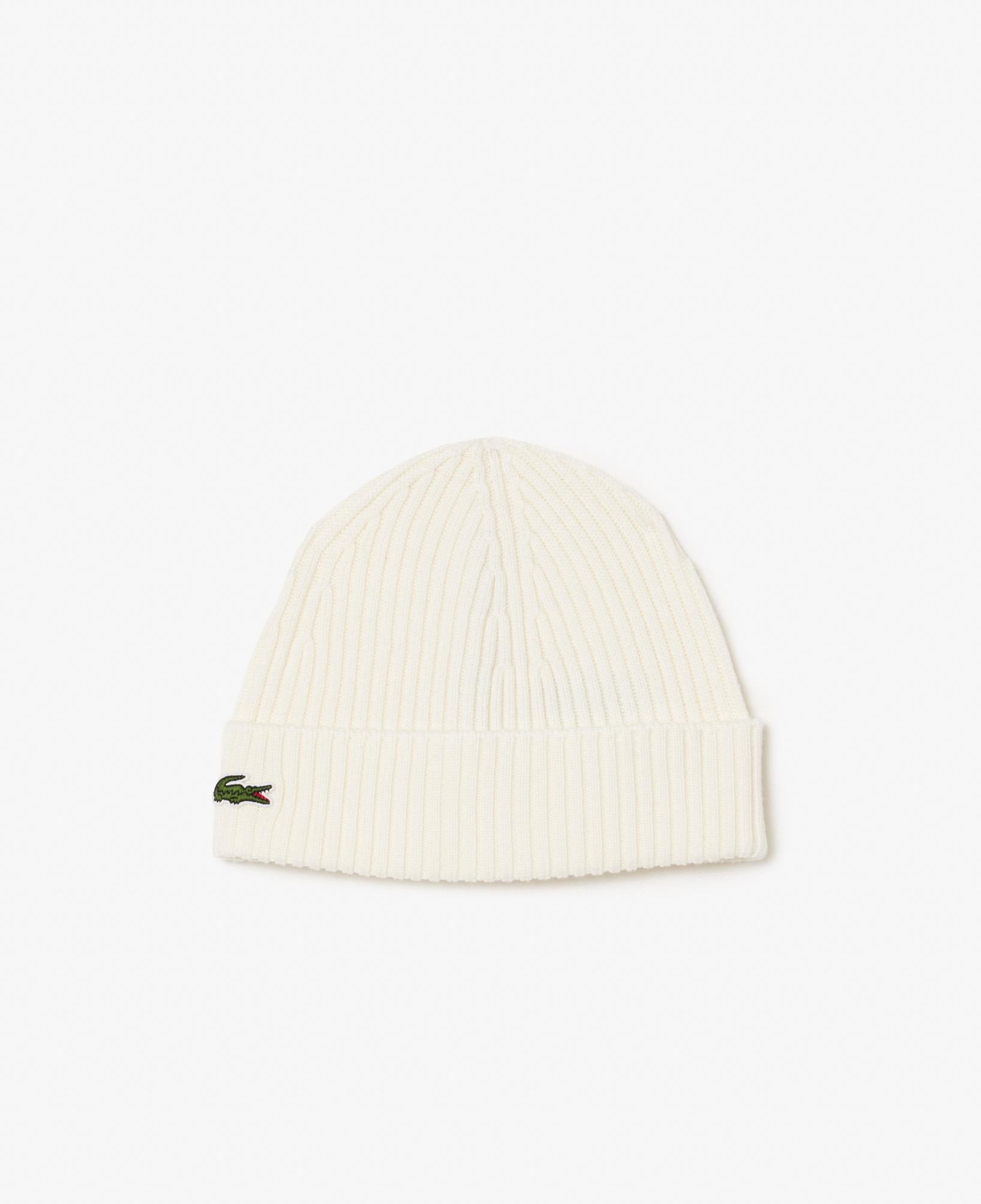 Lacoste Unisex Yün Beyaz Bere