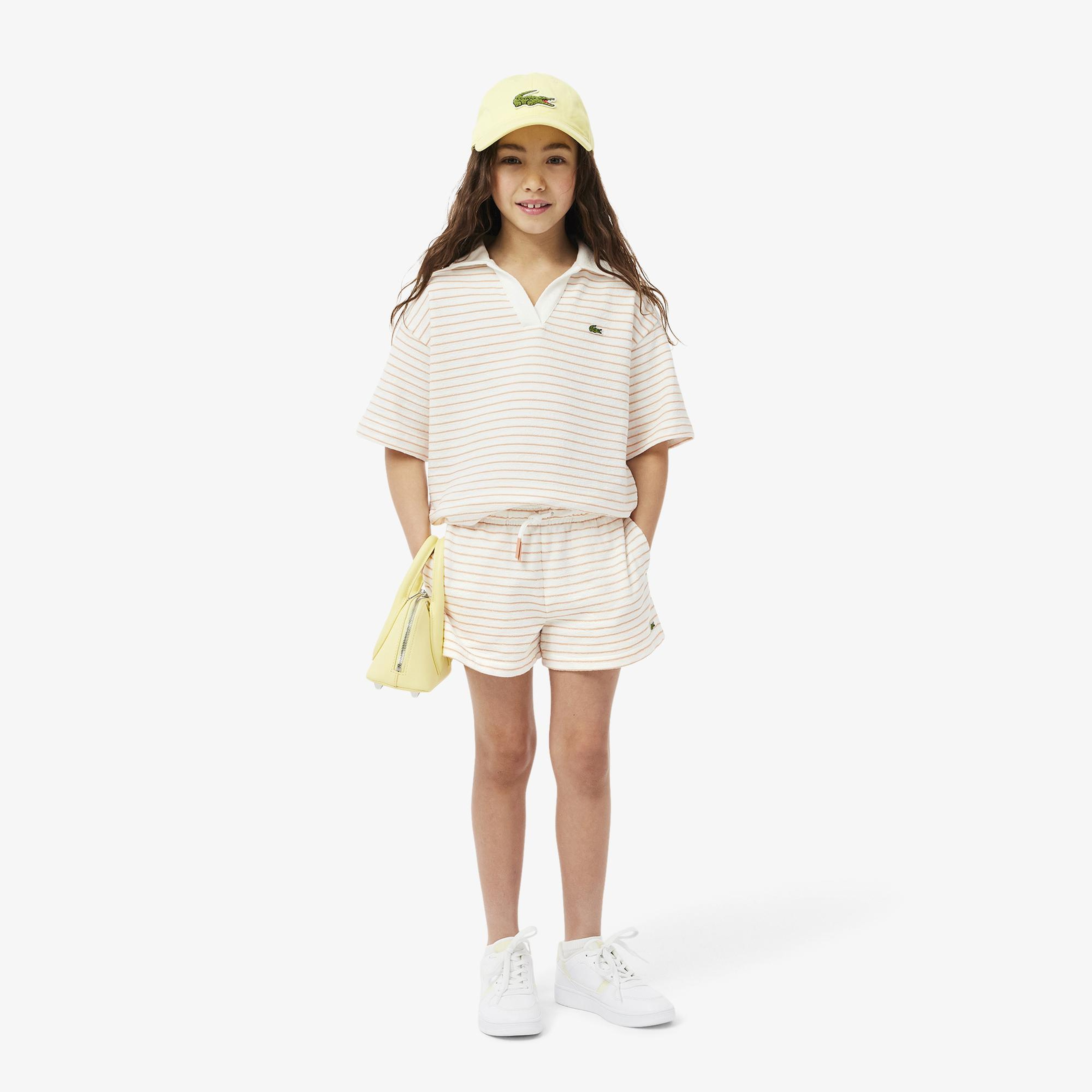 Lacoste Kız Çocuk Bej Şort