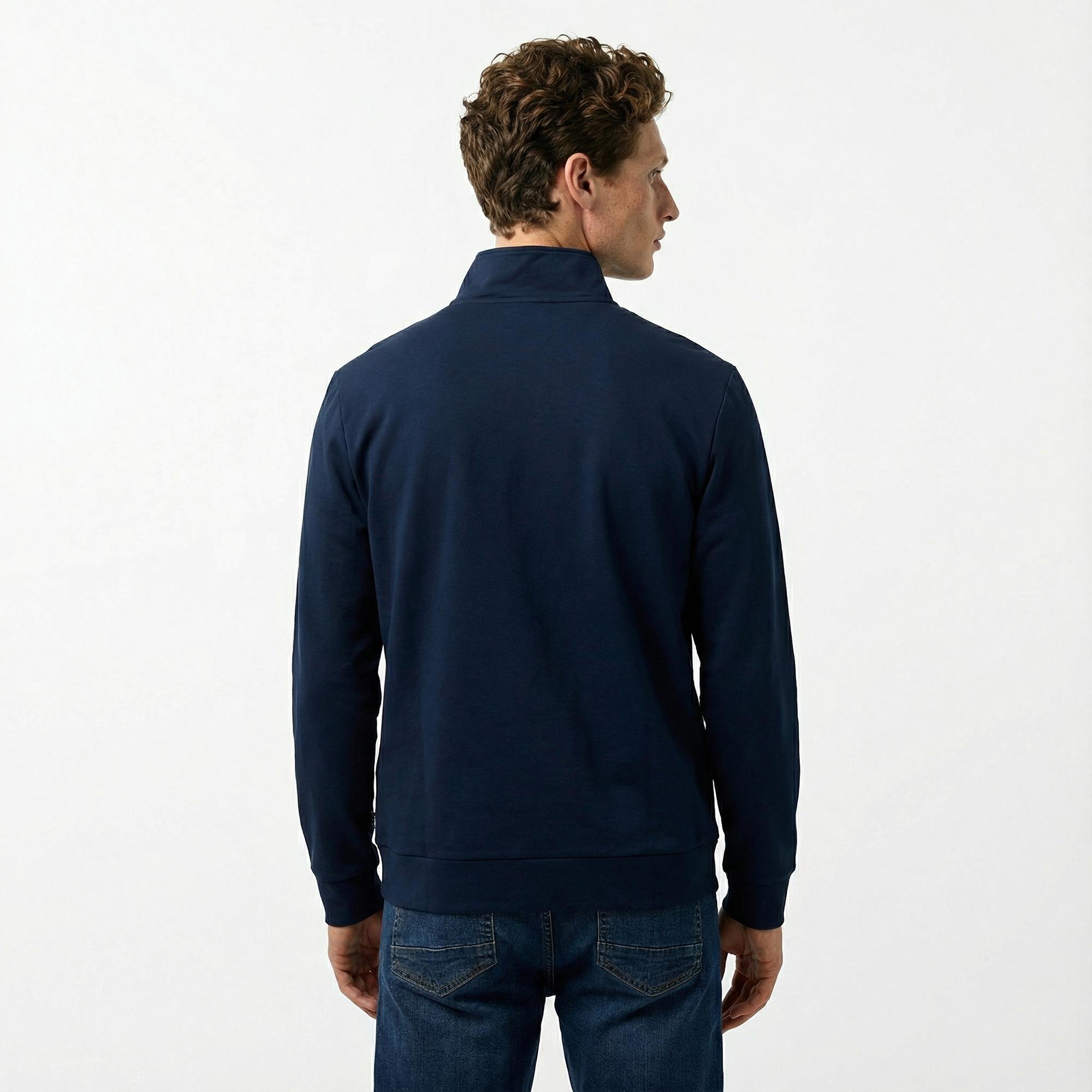 Nautica Erkek Lacivert Regular Fit Sweatshirt