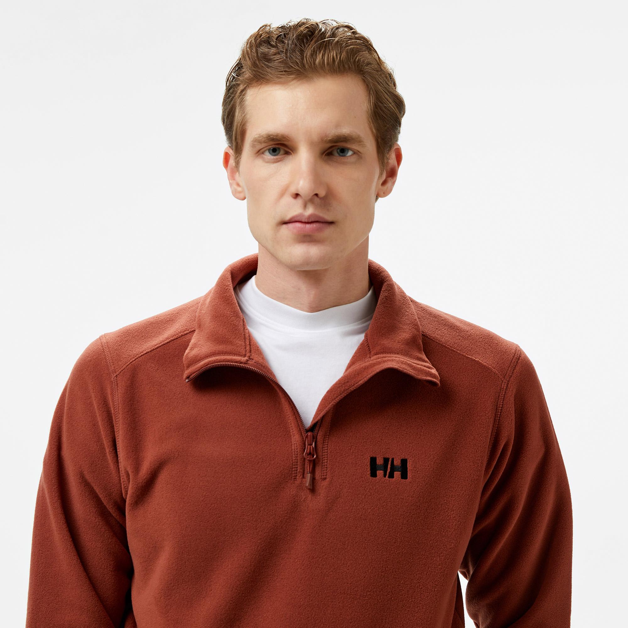 Helly Hansen Mount Erkek Bordo Polar Sweatshirt