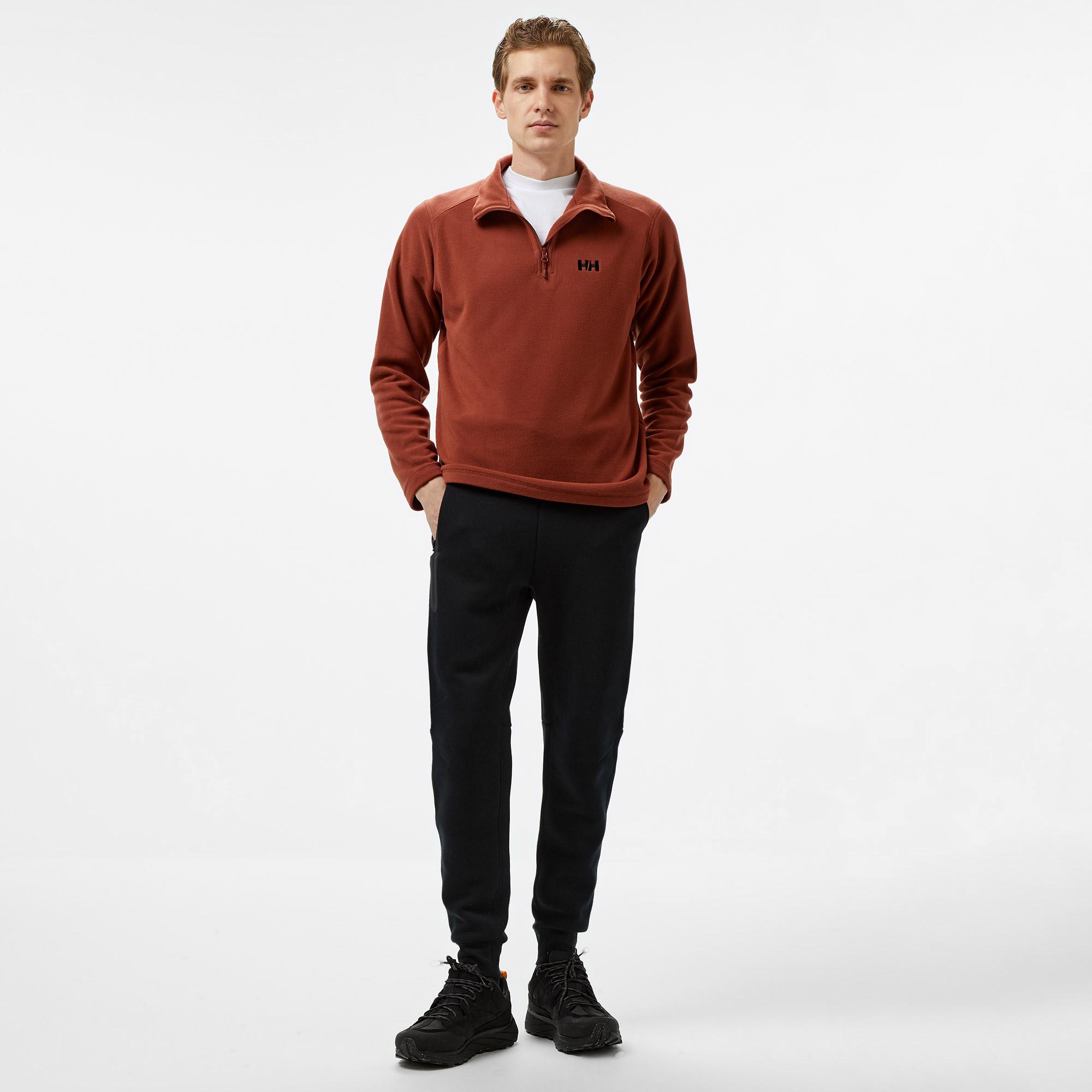 Helly Hansen Mount Erkek Bordo Polar Sweatshirt