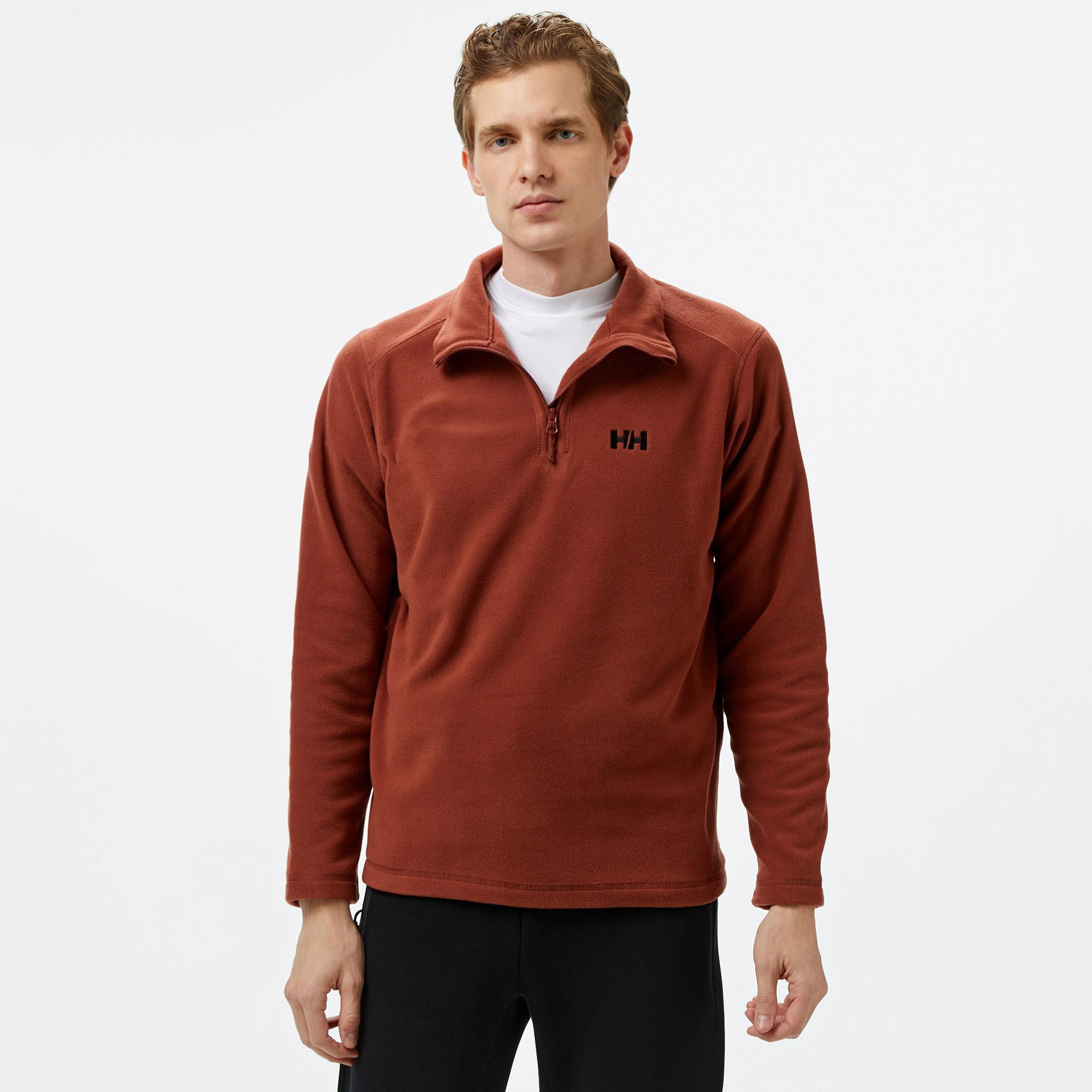 Helly Hansen Mount Erkek Bordo Polar Sweatshirt