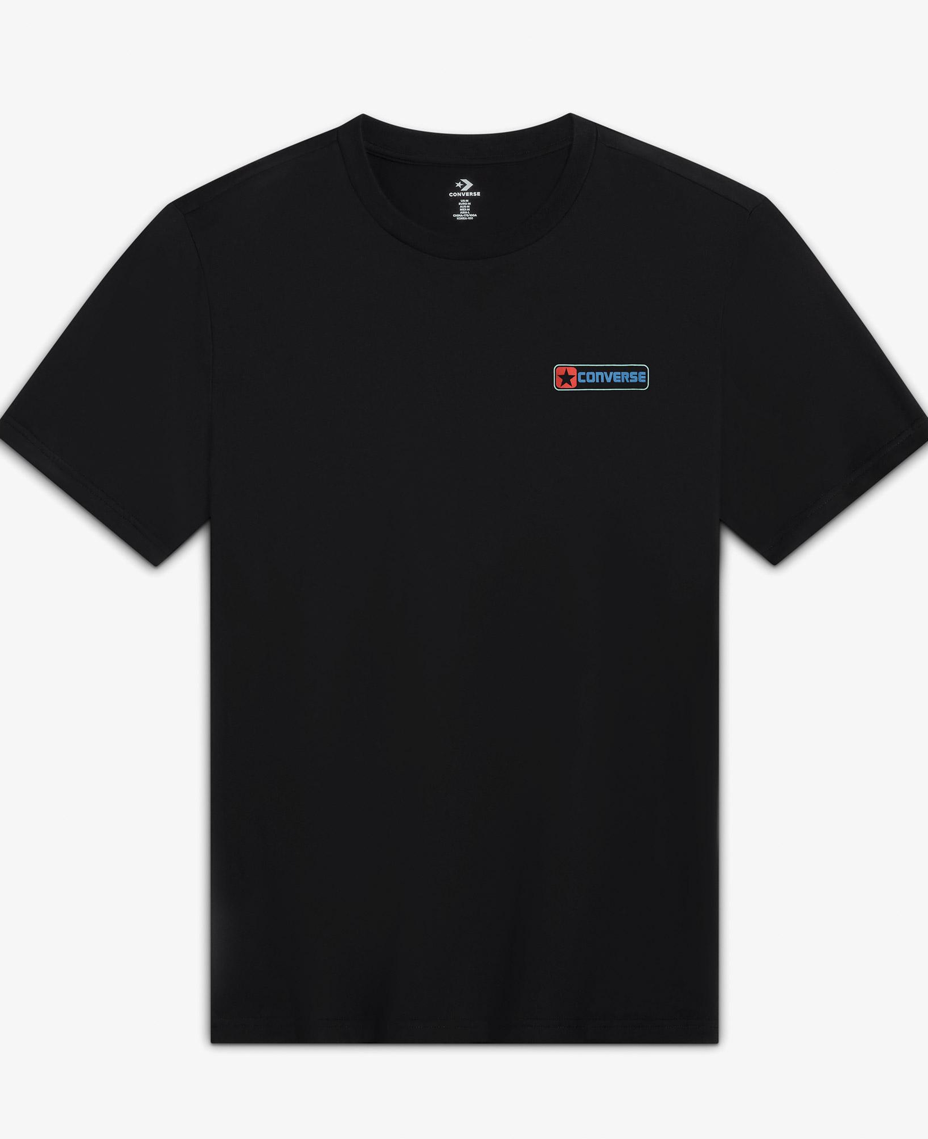 Converse Erkek Grafik Baskılı Siyah T-Shirt