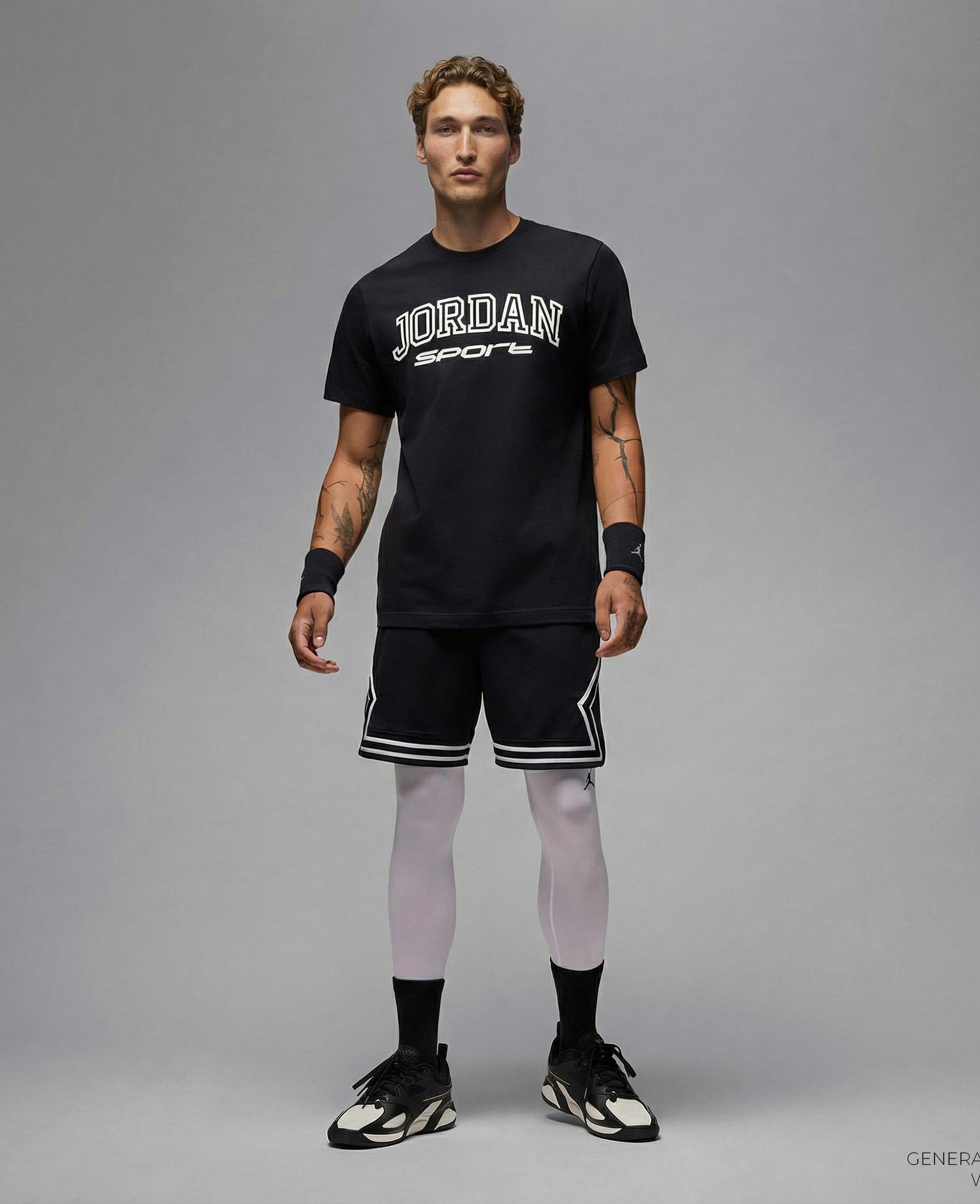 Jordan Dri-Fit Sport Diamond Erkek Siyah Şort