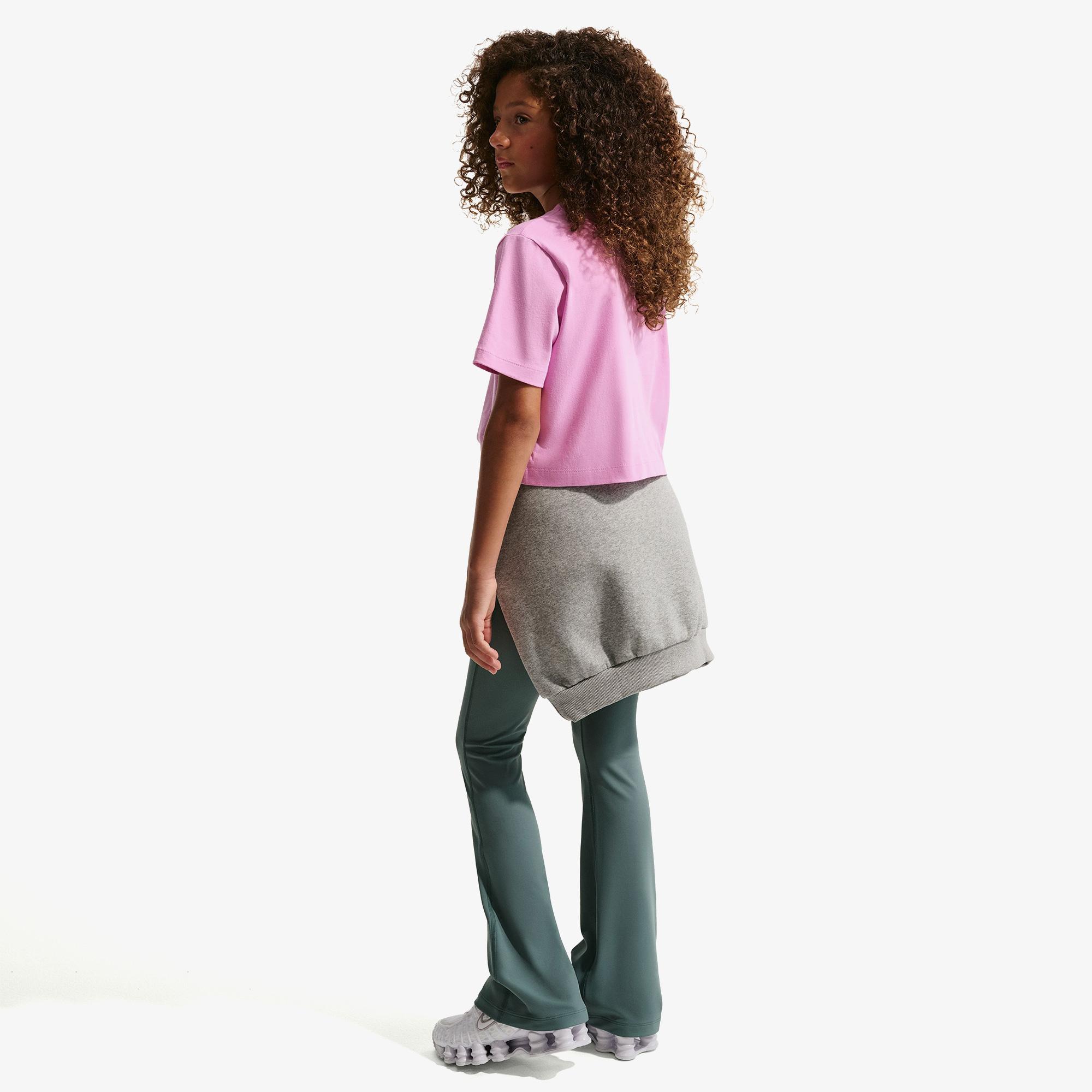 Nike Sportswear Futura Çocuk Pembe Crop T-Shirt
