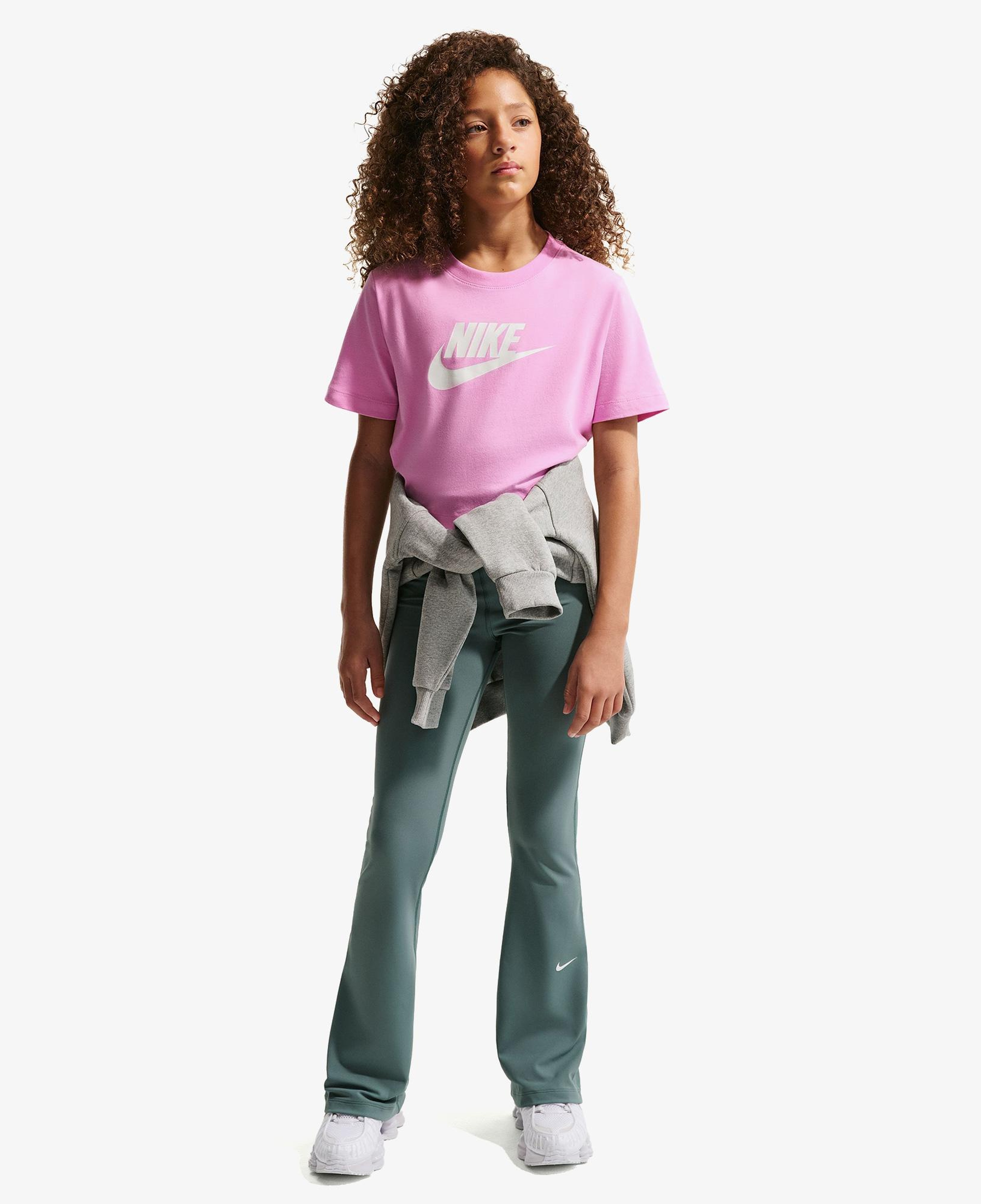 Nike Sportswear Futura Çocuk Pembe Crop T-Shirt