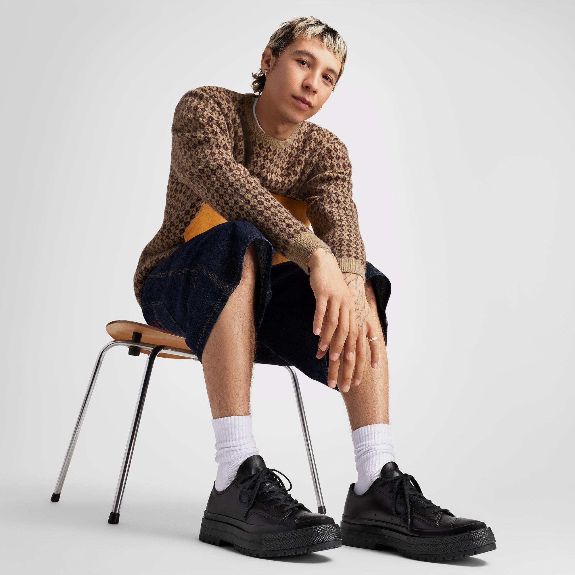 Converse Chuck 70 National Deri Unisex Siyah Sneaker