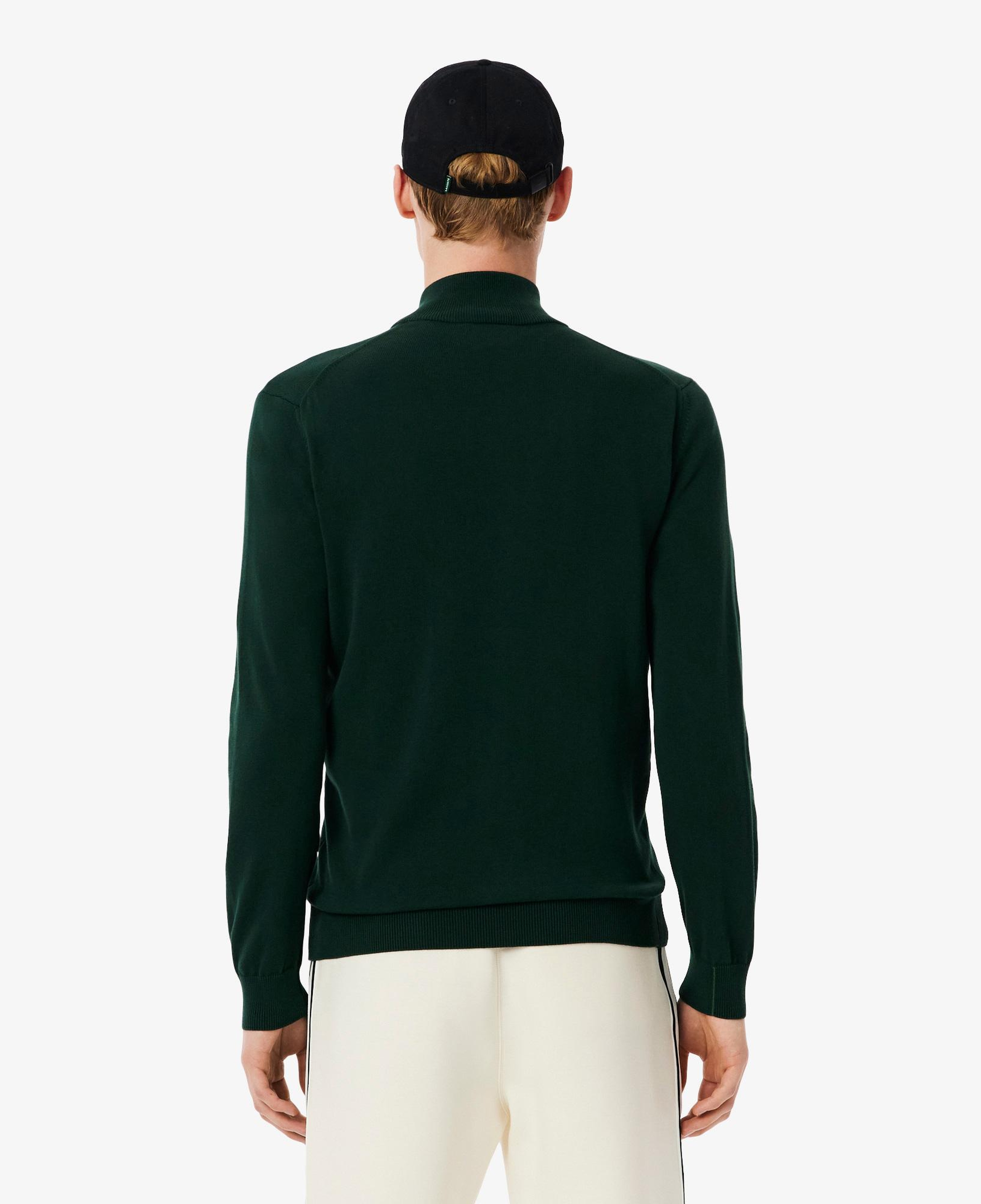 Lacoste Erkek Regular Fit Fermuarlı Yeşil Hırka