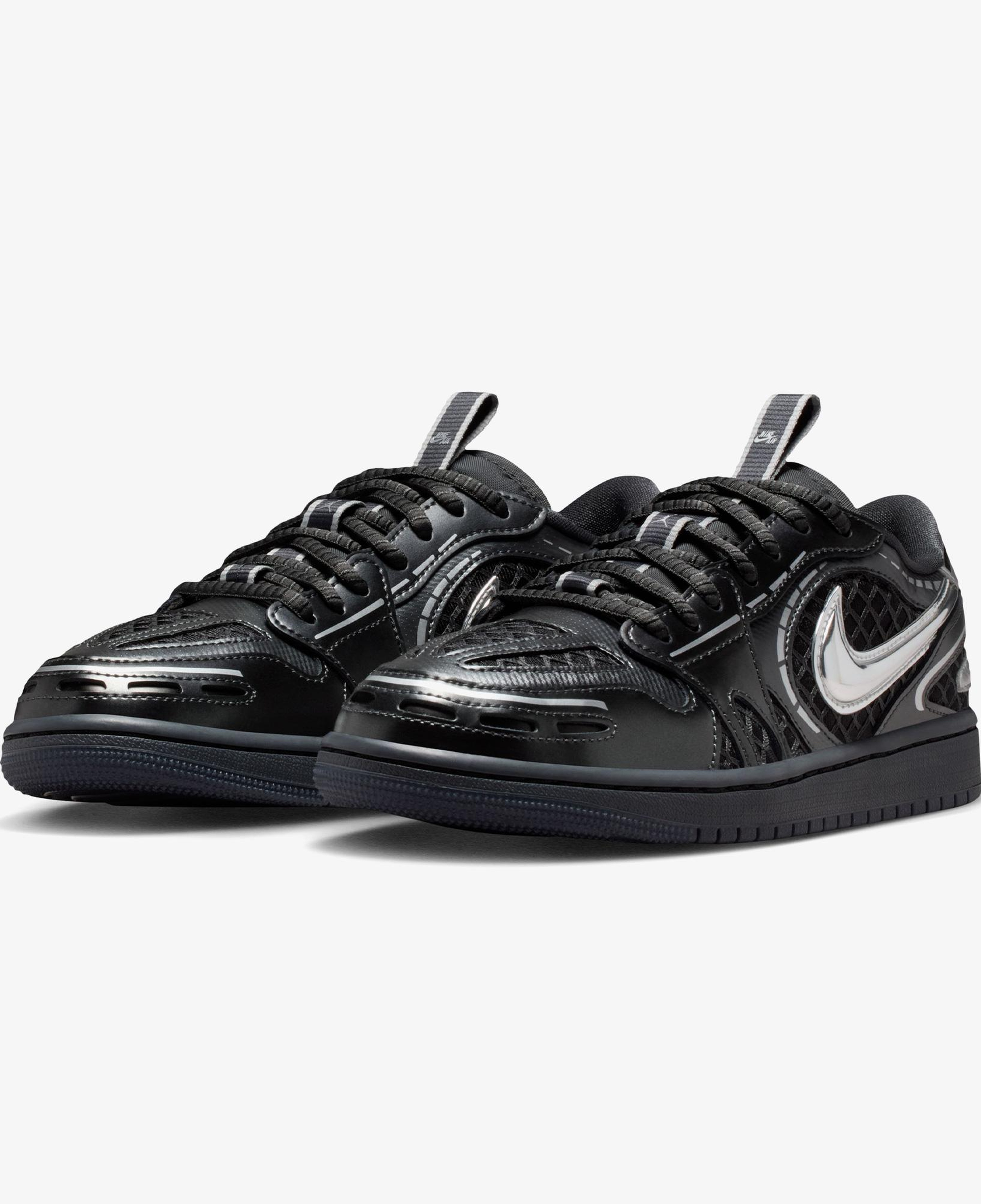 Jordan Air 1 Low Method of Make Kadın Siyah Spor Ayakkabı