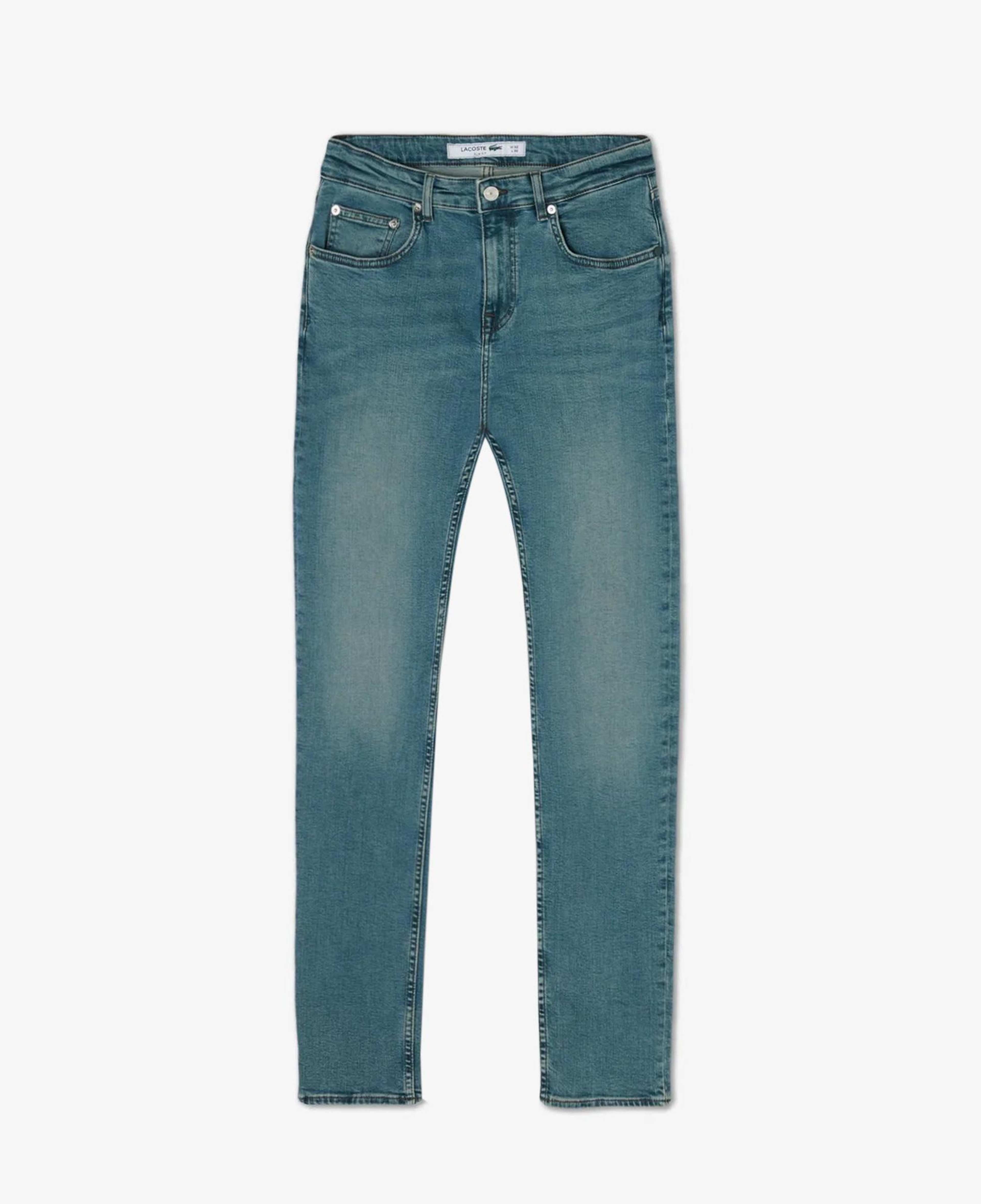 Lacoste Erkek Slim Fit Mavi Jean Pantolon