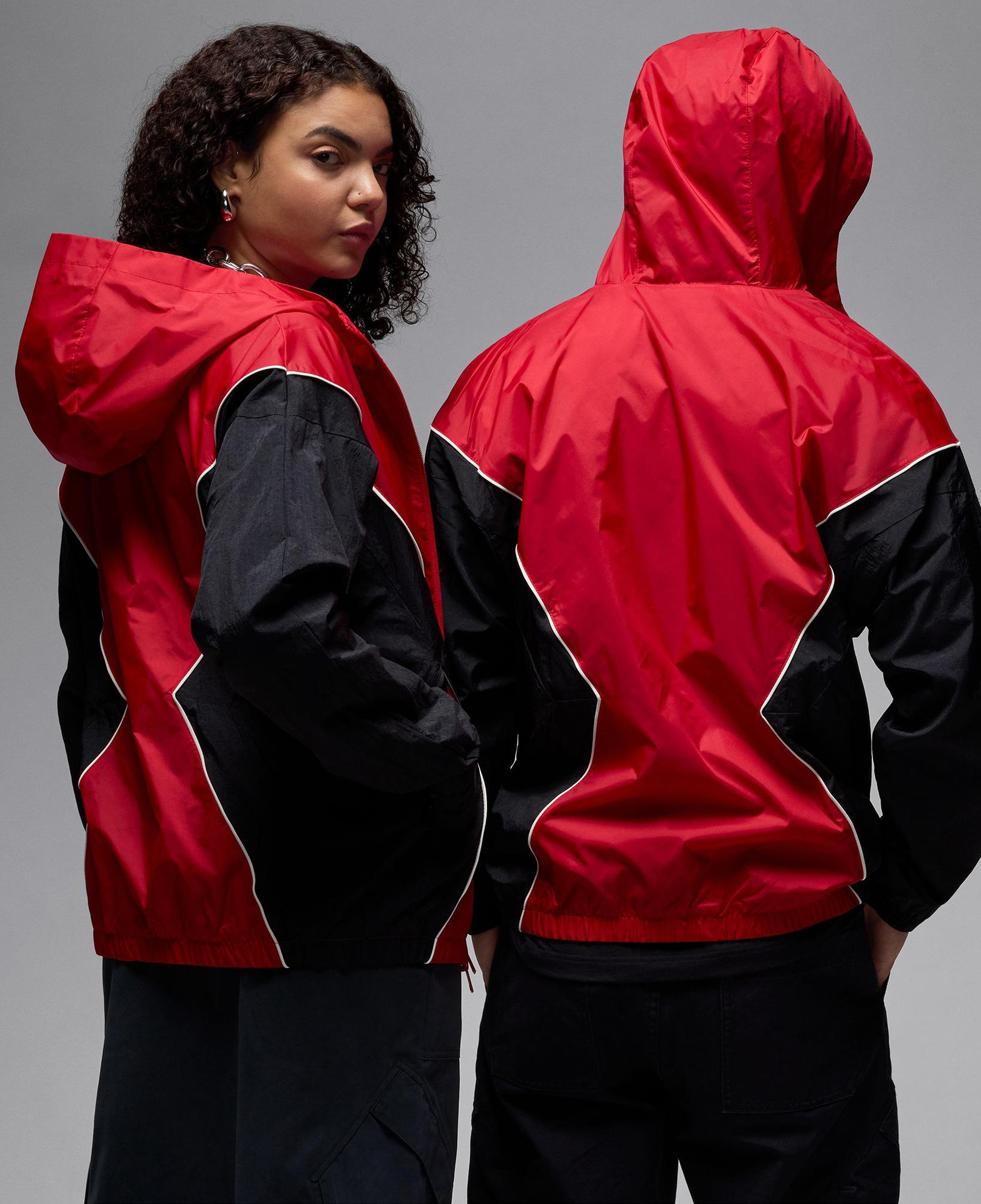 Jordan Brooklyn Draft Erkek Kırmızı Ceket