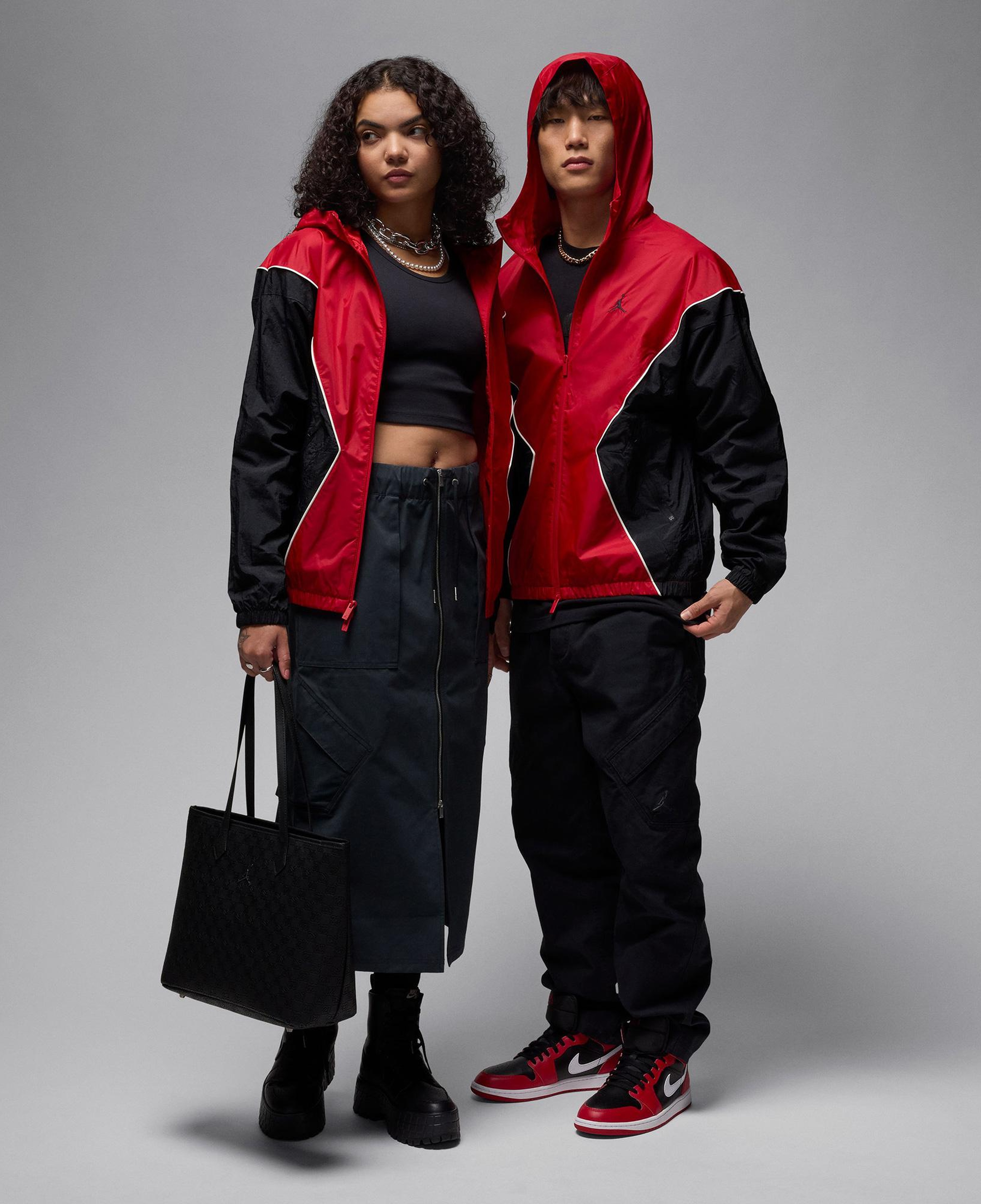 Jordan Brooklyn Draft Erkek Kırmızı Ceket