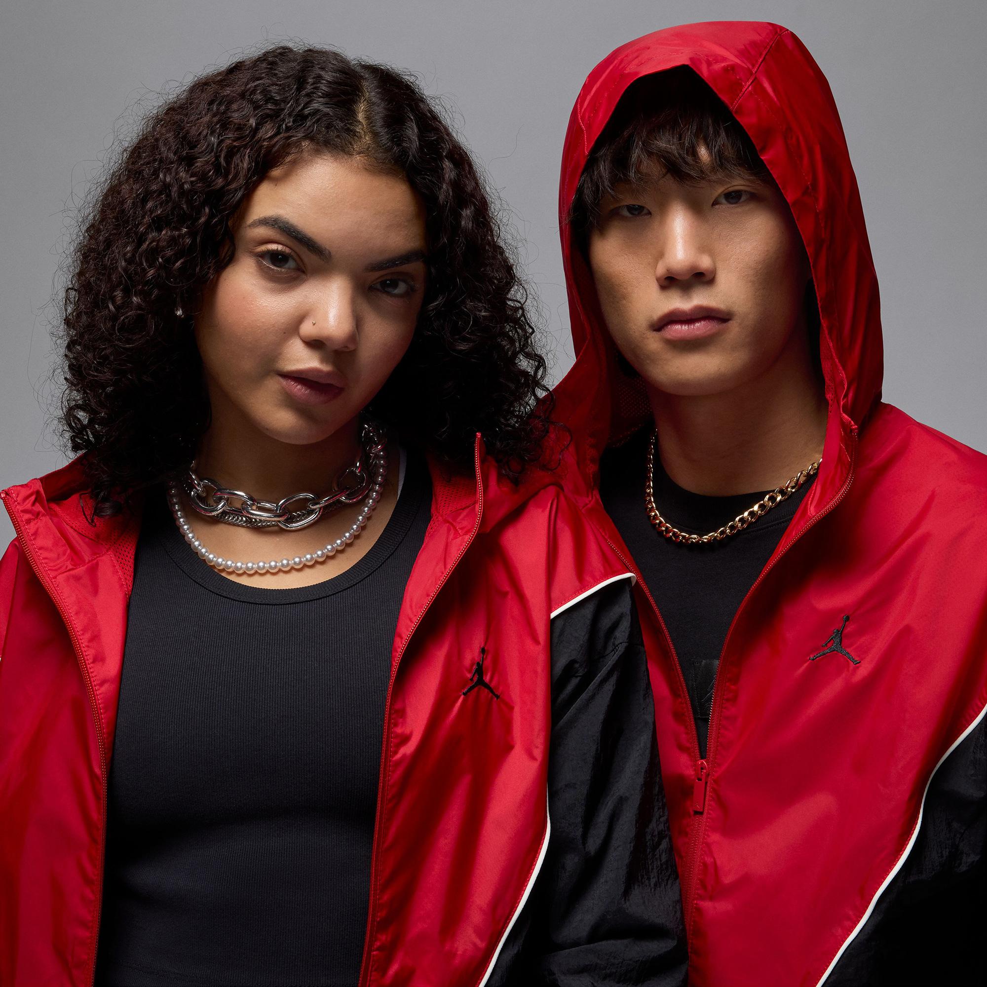 Jordan Brooklyn Draft Erkek Kırmızı Ceket