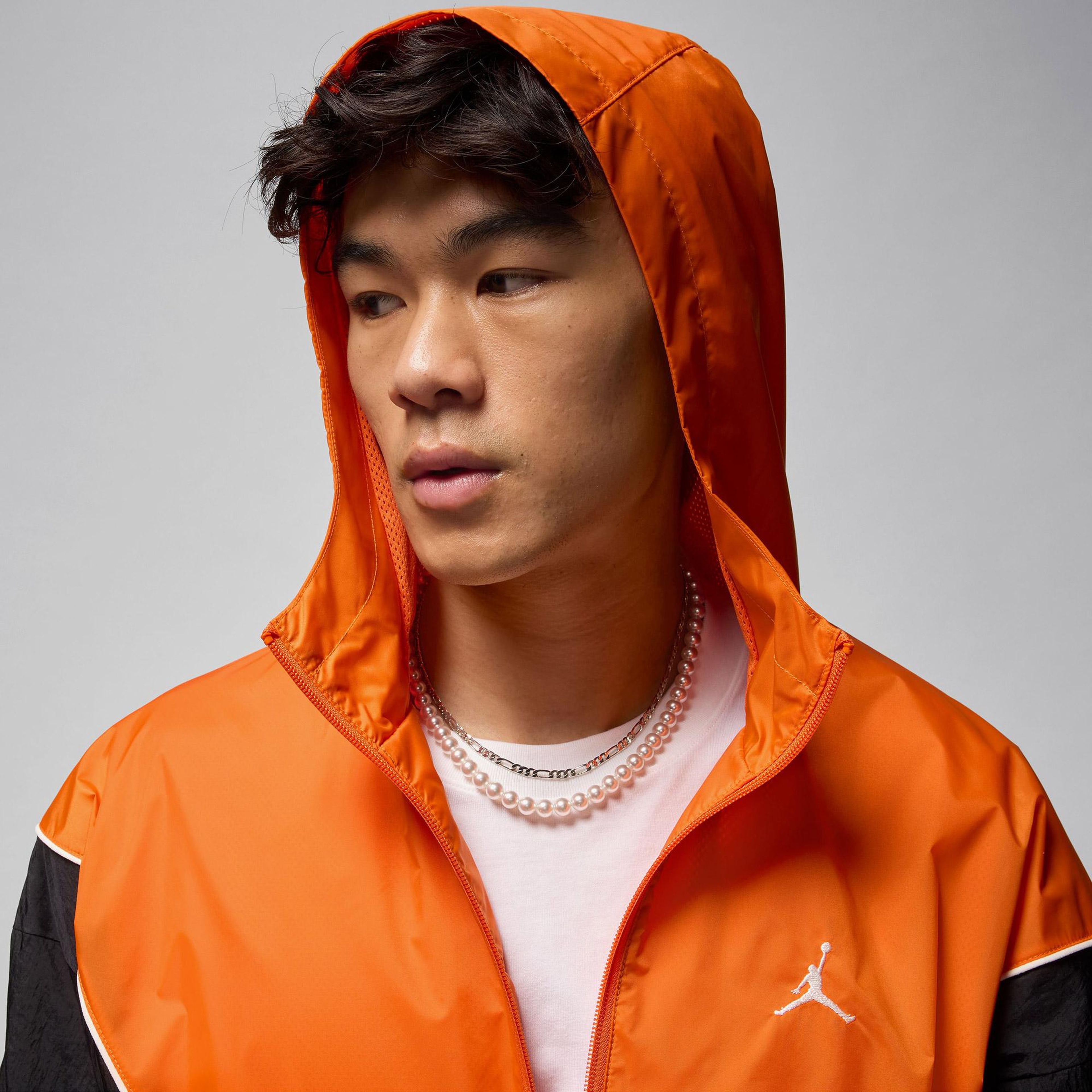 Jordan Brooklyn Draft Erkek Turuncu Ceket