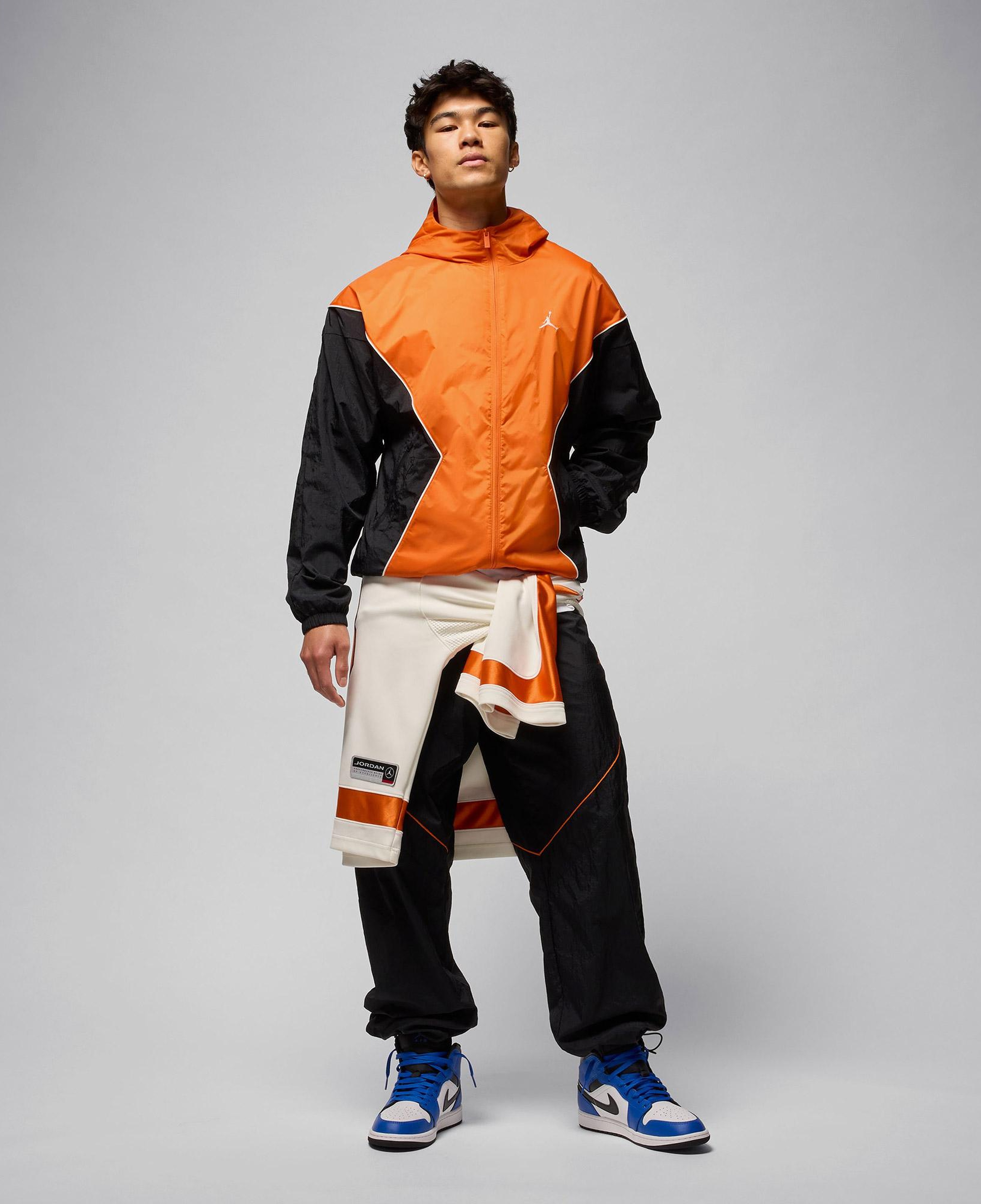 Jordan Brooklyn Draft Erkek Turuncu Ceket