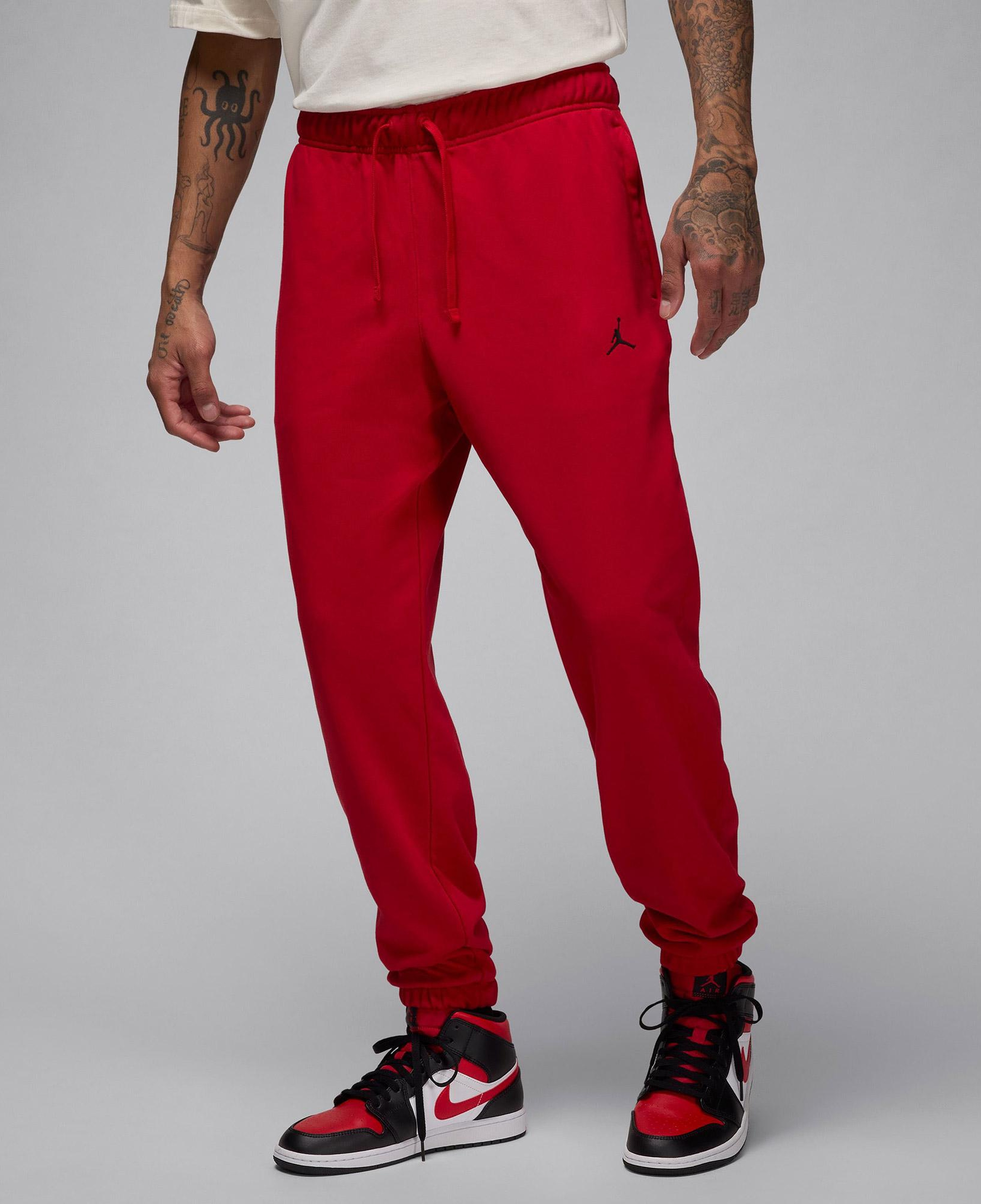 Jordan Dri-Fit Sport Crossover Fleece Erkek Kırmızı Eşofman Altı
