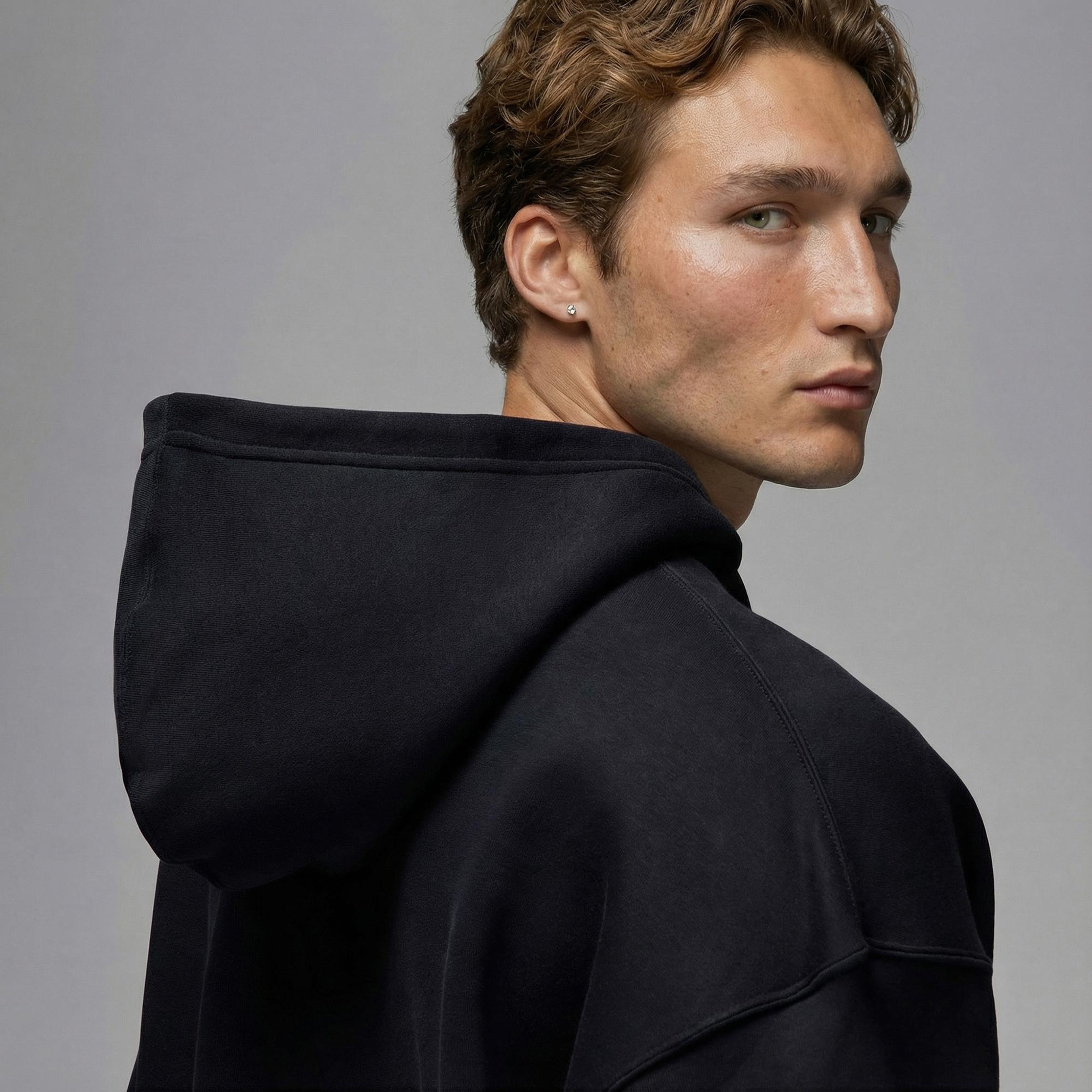 Jordan Brooklyn Fleece Erkek Siyah Sweatshirt