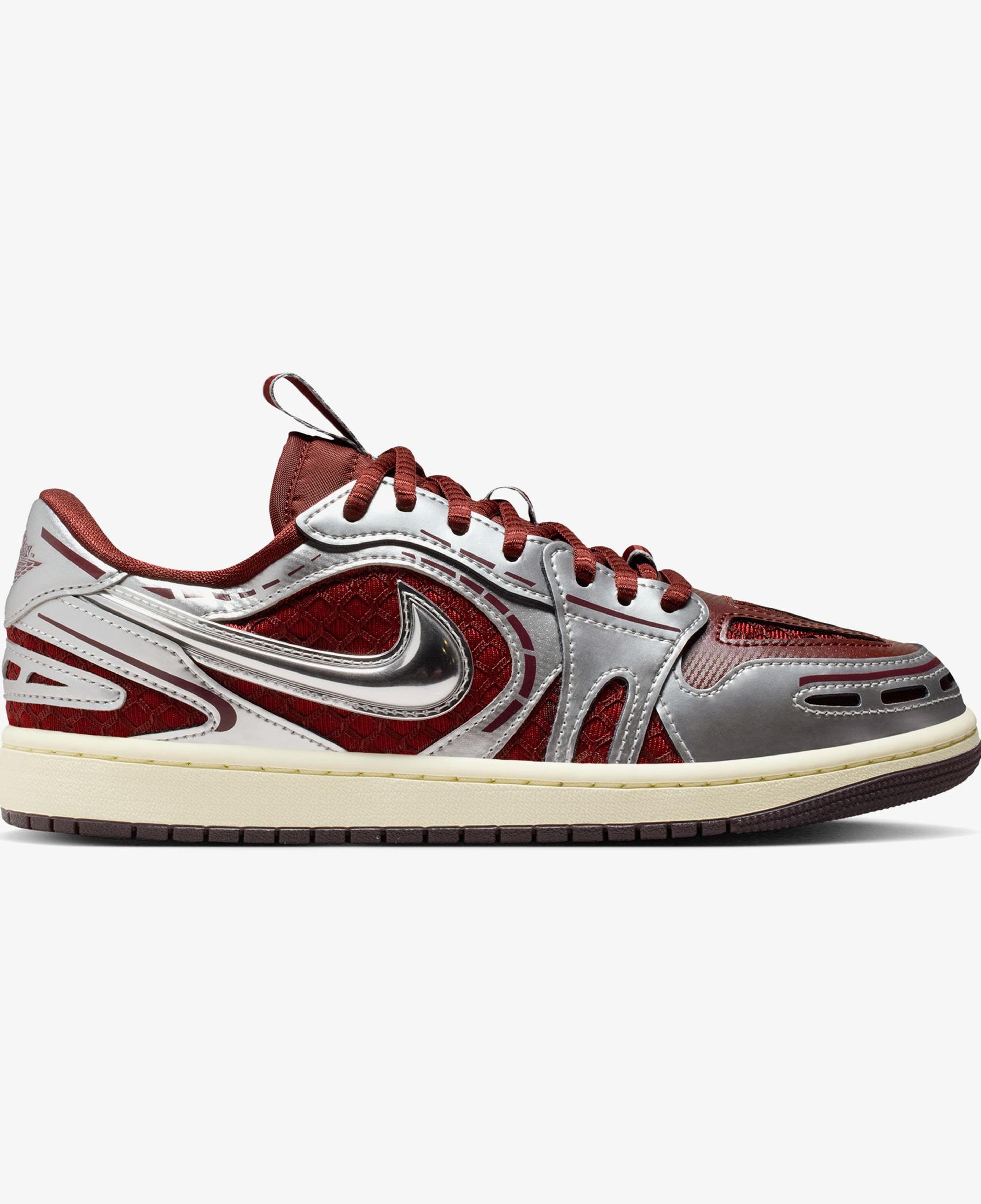 Jordan Air 1 Low Method of Make Kadın Bordo Spor Ayakkabı