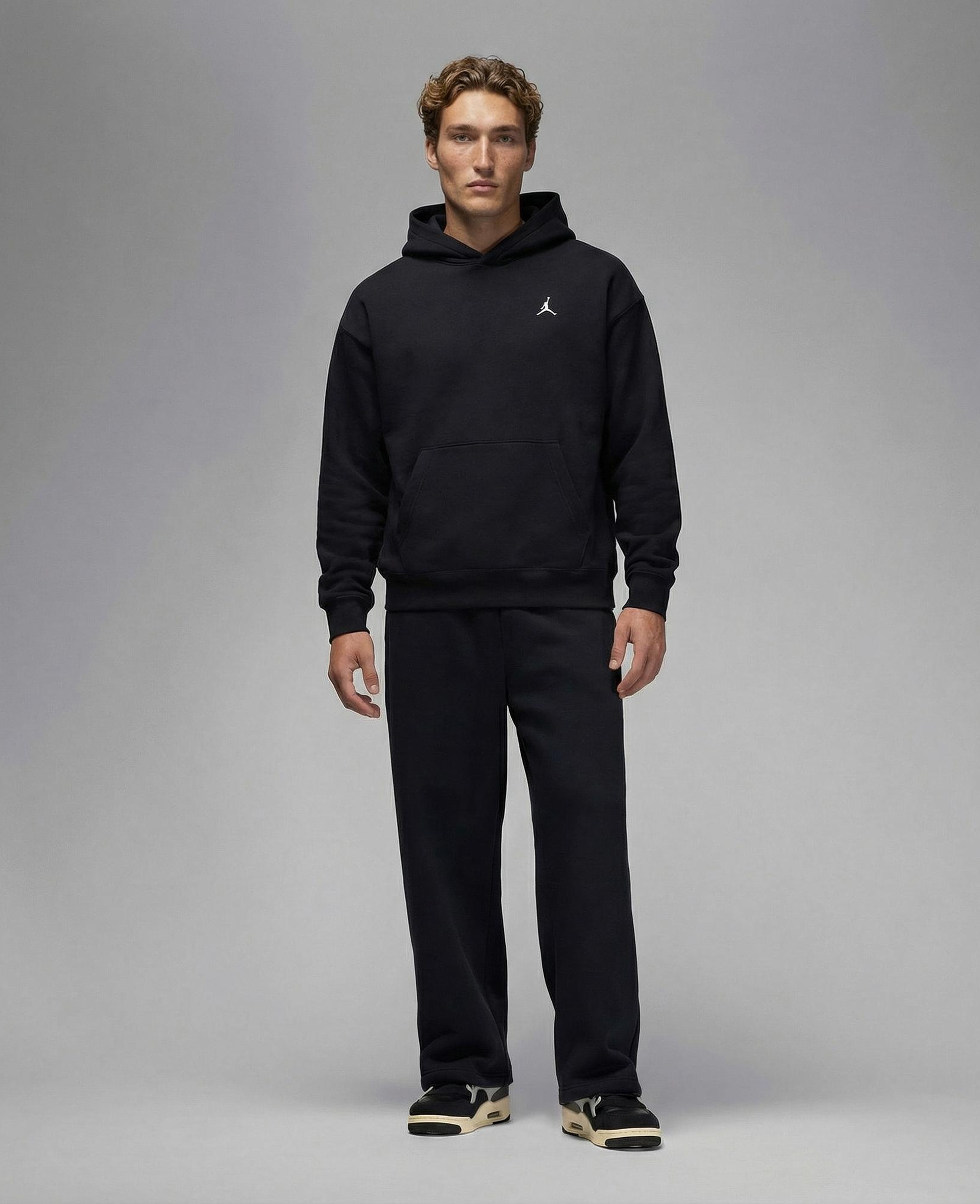 Jordan Brooklyn Fleece Erkek Siyah Sweatshirt