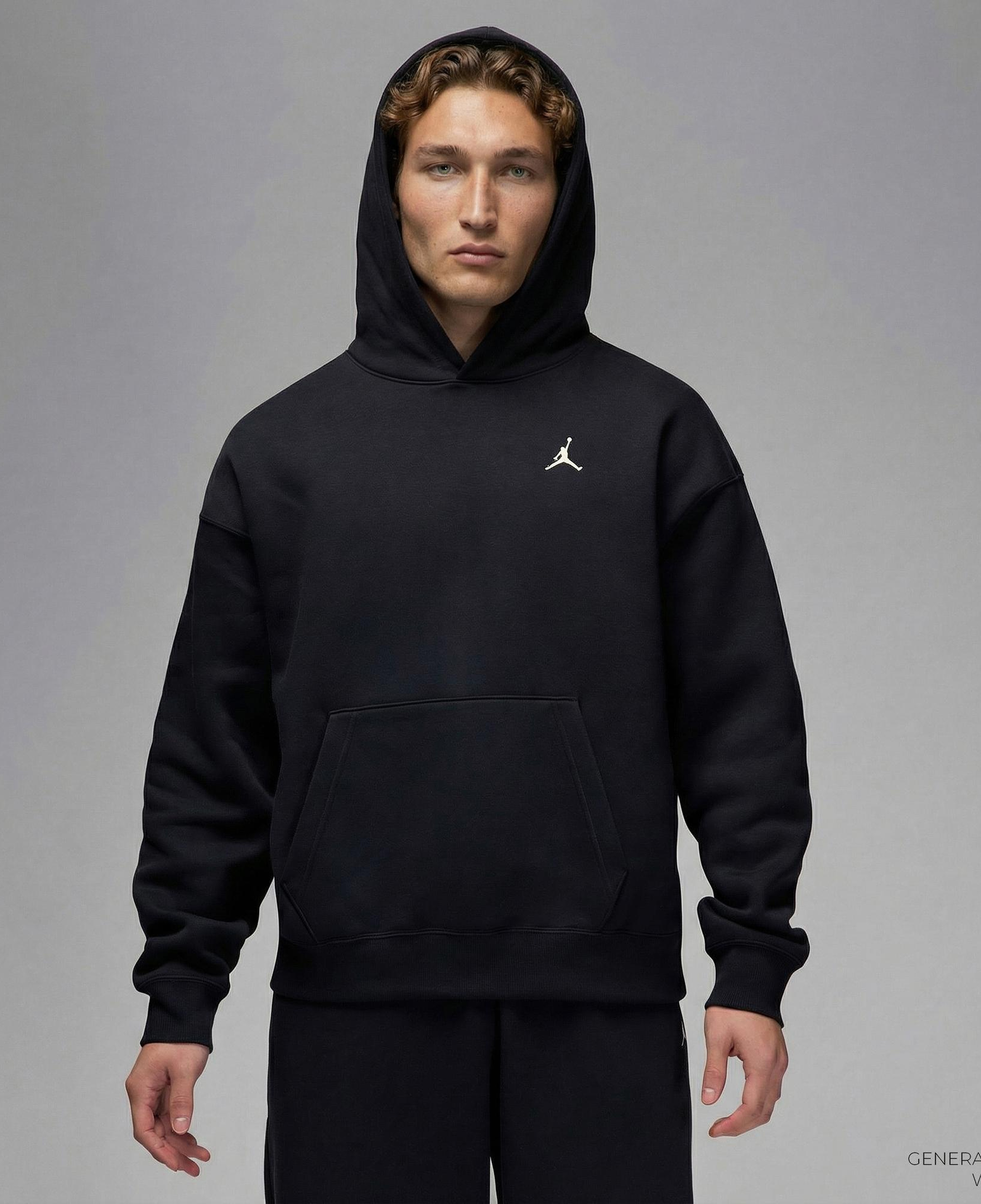 Jordan Brooklyn Fleece Erkek Siyah Sweatshirt