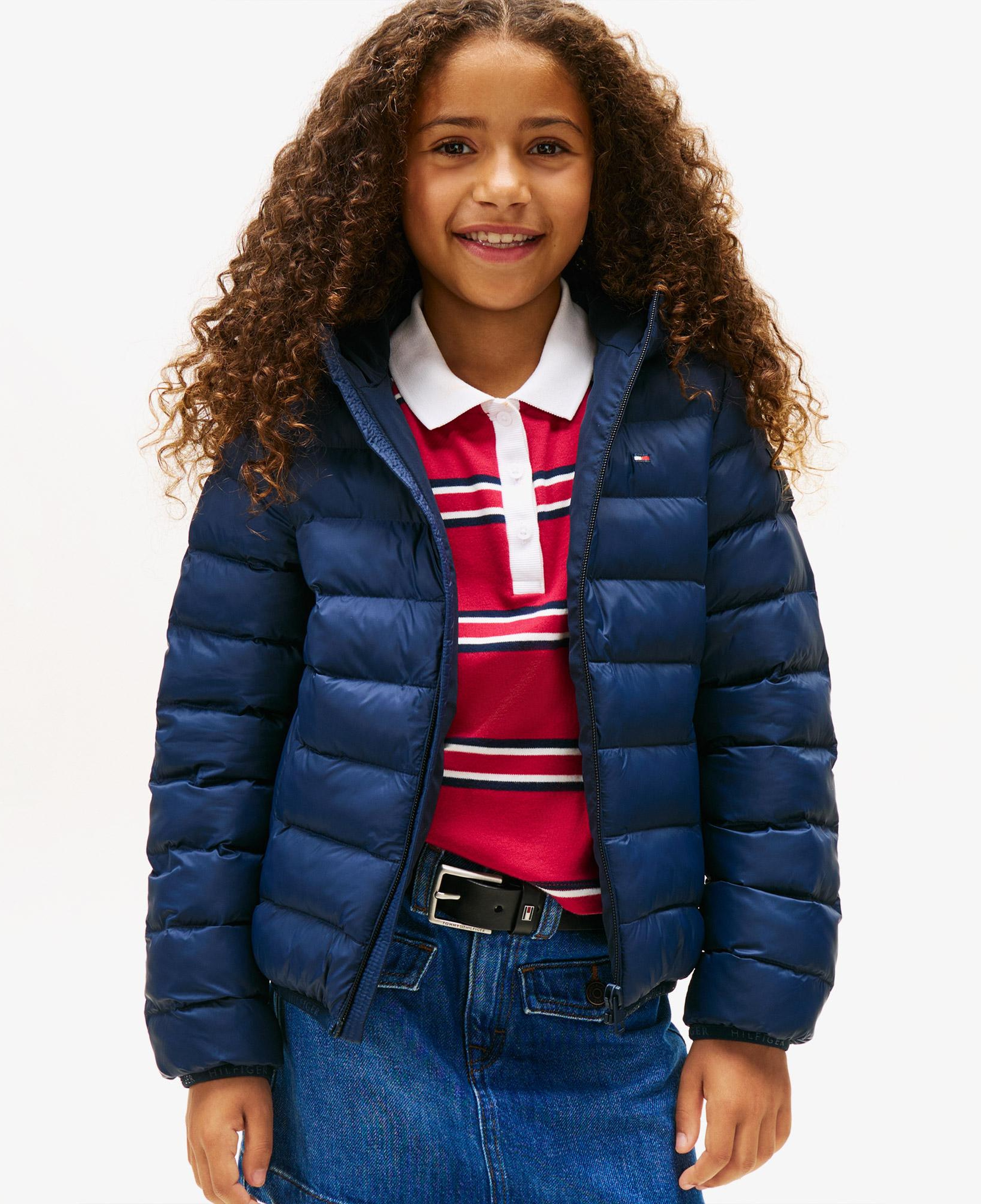 Tommy Hilfiger Lightweight Çocuk Lacivert Puffer Mont