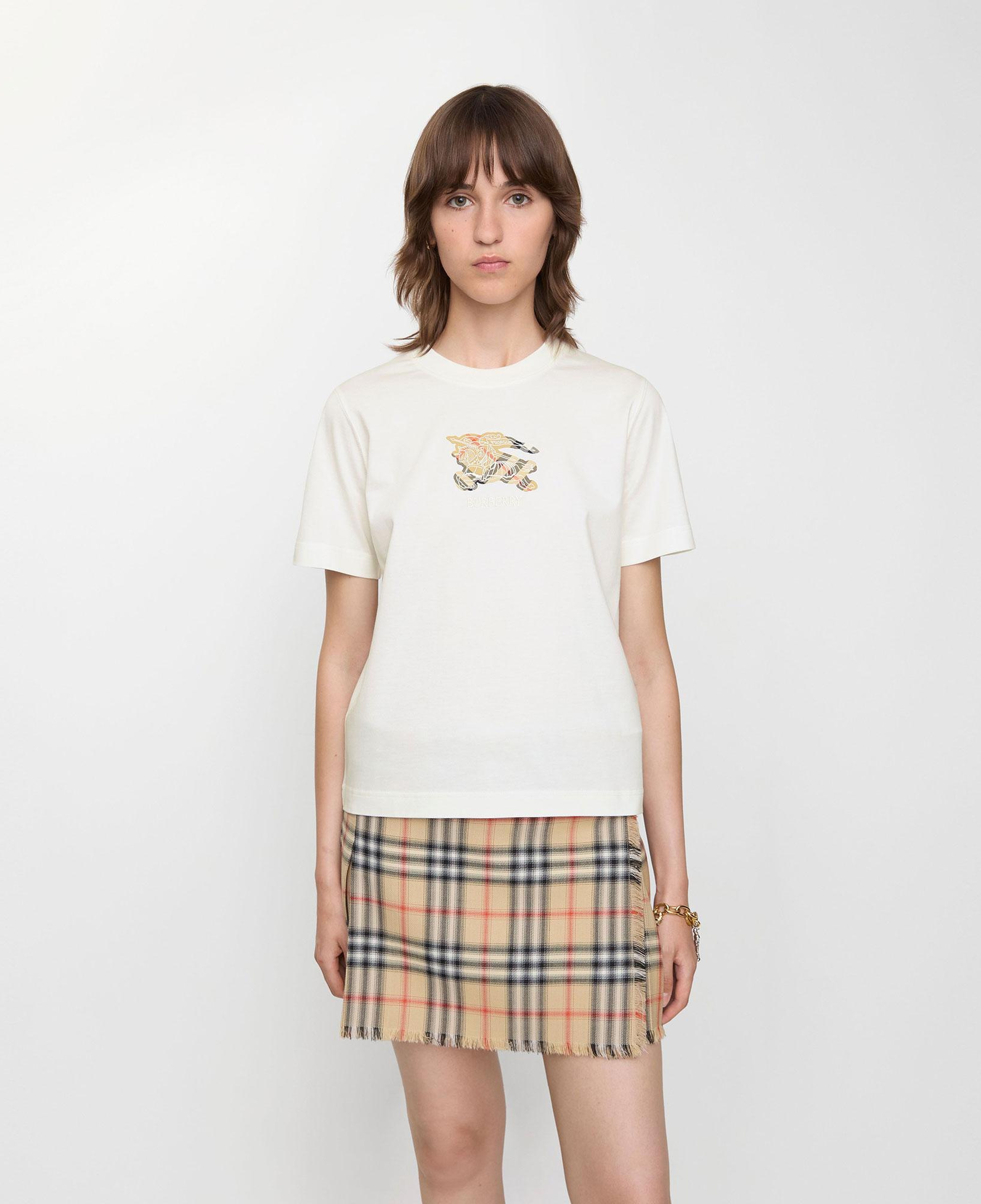 Burberry Frankie Kadın Beyaz T-Shirt