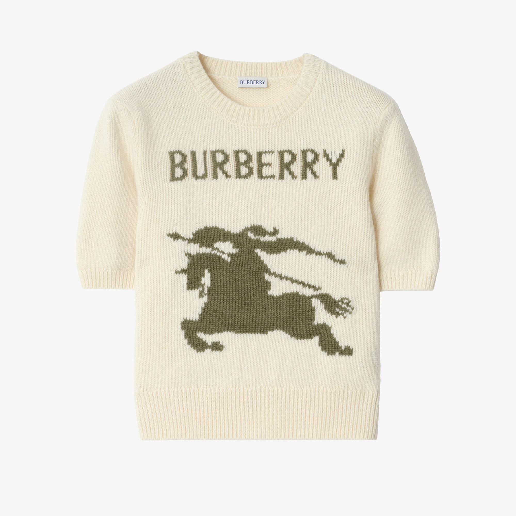Burberry Skylar Ekd Kadın Krem Triko