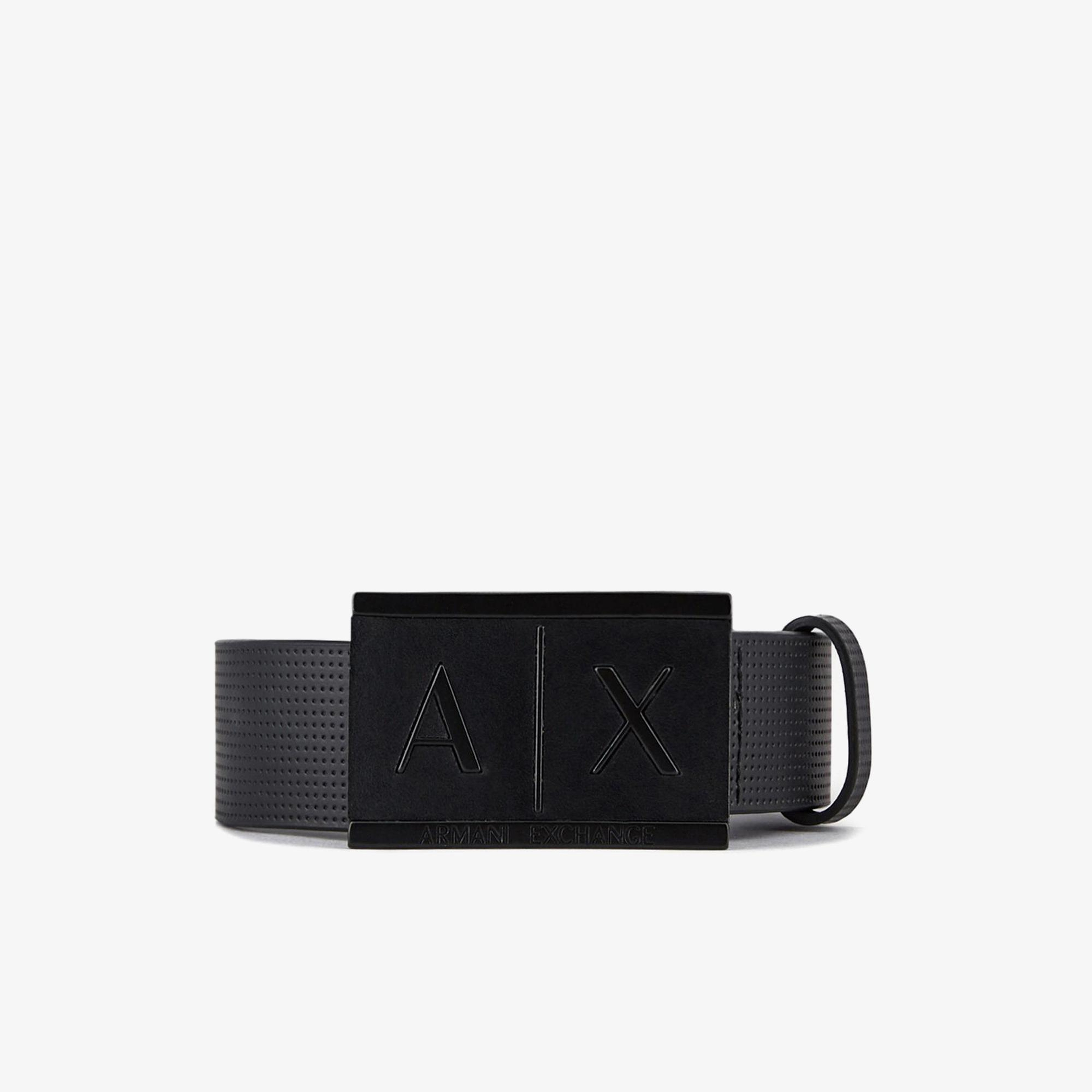 Armani Exchange Erkek Siyah Kemer