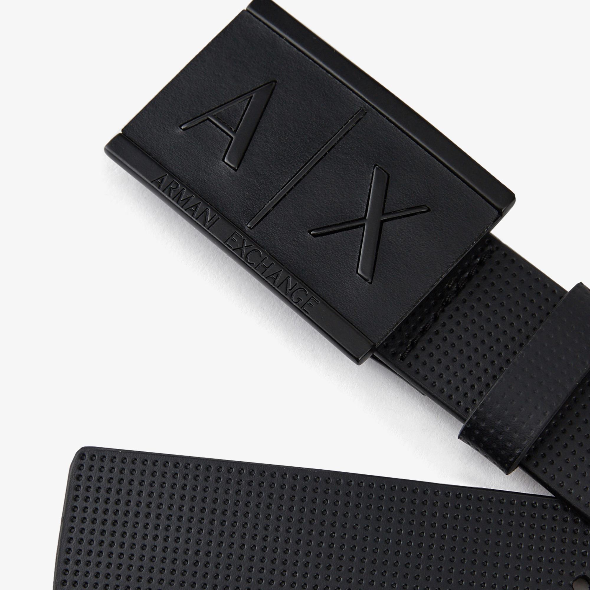 Armani Exchange Erkek Siyah Kemer